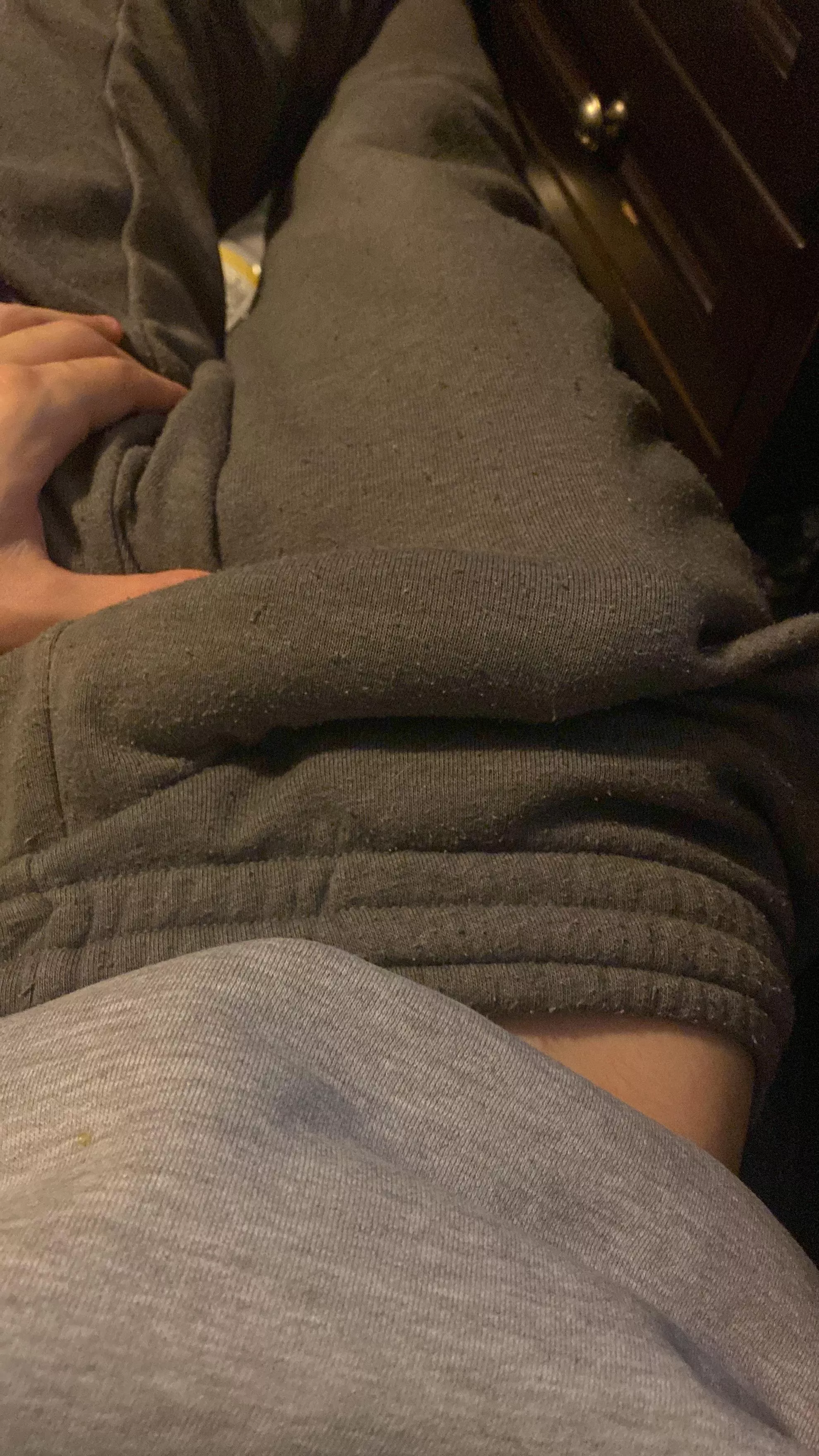 Pull it out? Or play with it through my sweats? posted by s3xytiger