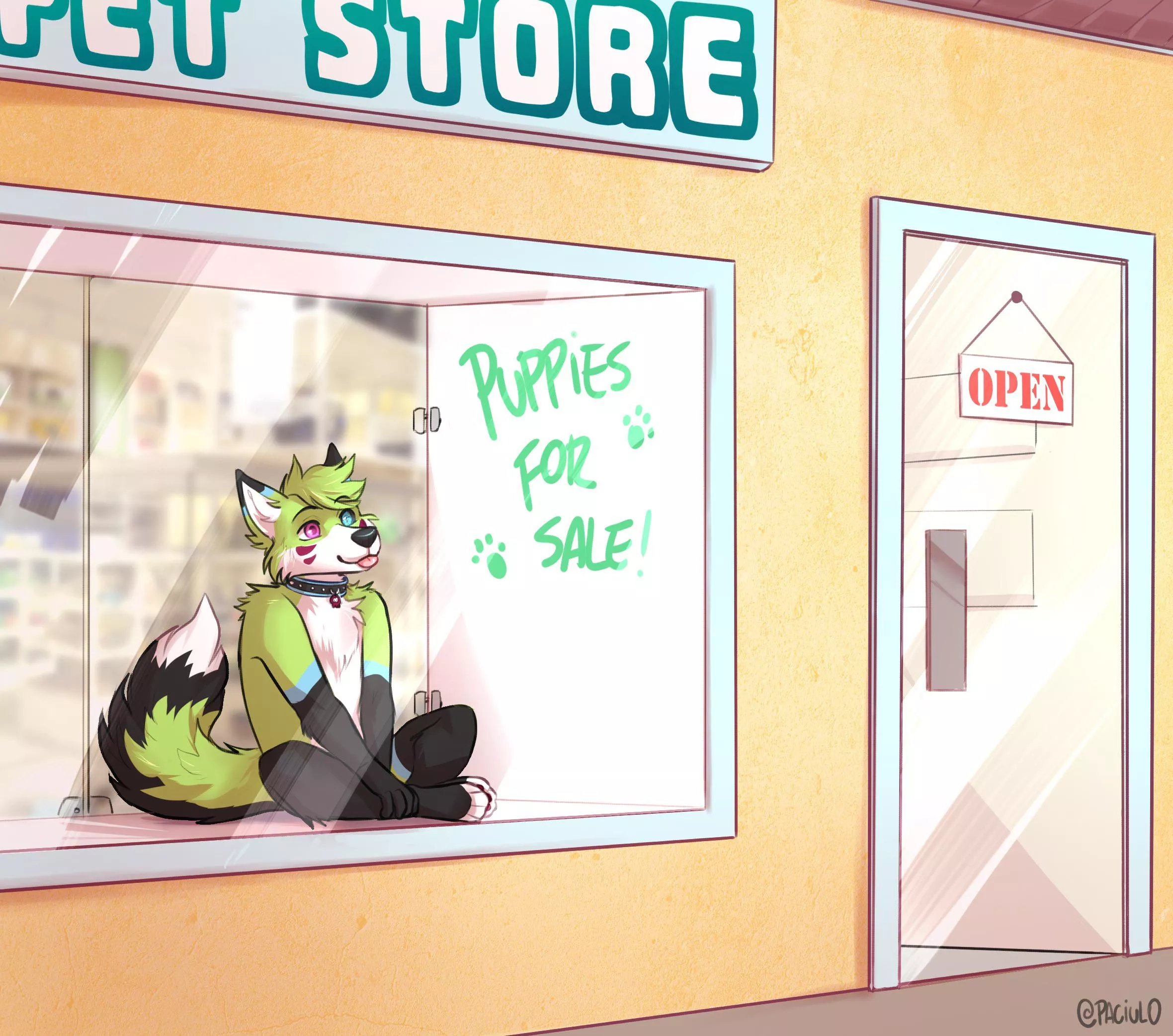 Puppies for Sale (Art by Paciulo) posted by MagicTentacle