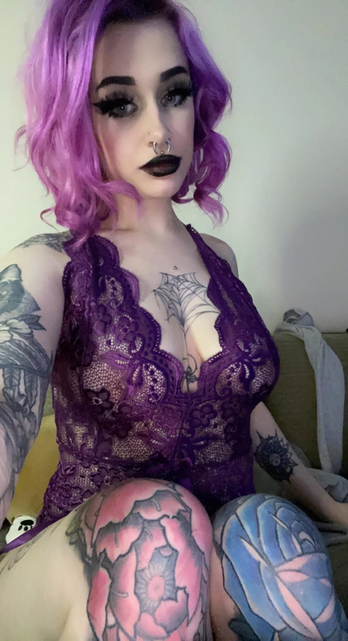 Purple and black is the best goth combo posted by meh_danni