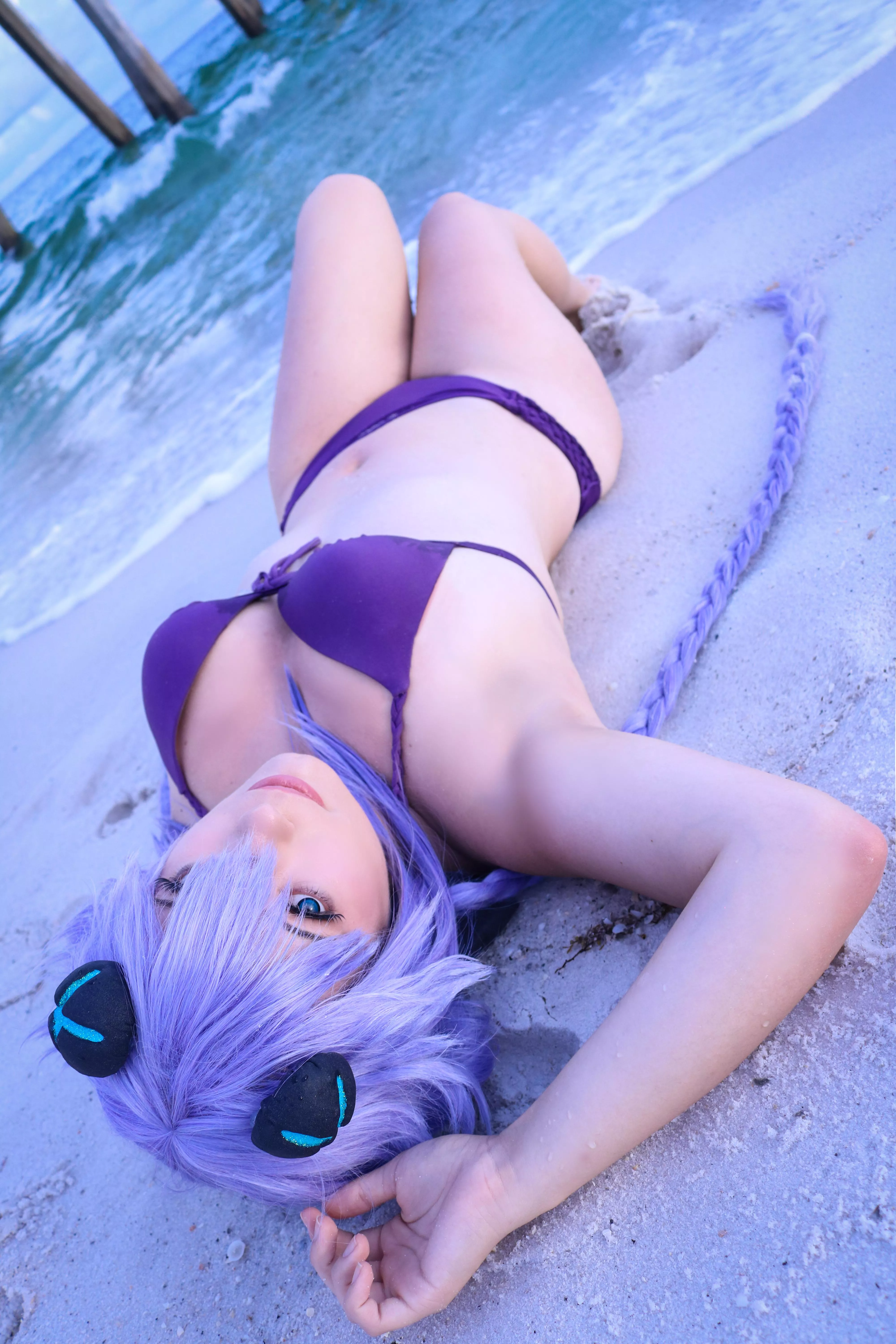 Purple Heart [Hyperdimension Neptunia] (By Lysande) posted by Gunaretta