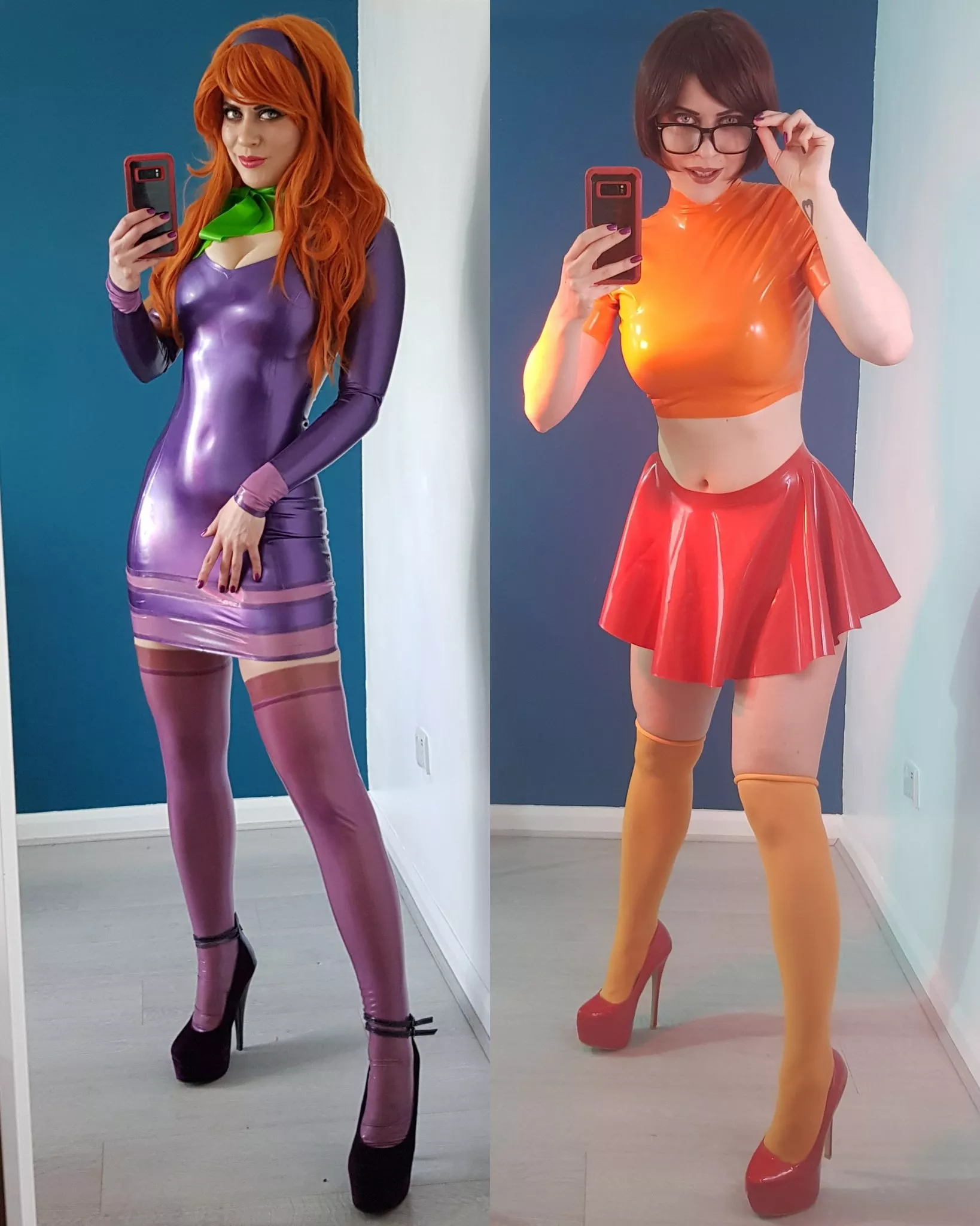 Purplemuffinz as Daphne and Velma (Scooby Doo) posted by DemetriaMoniz