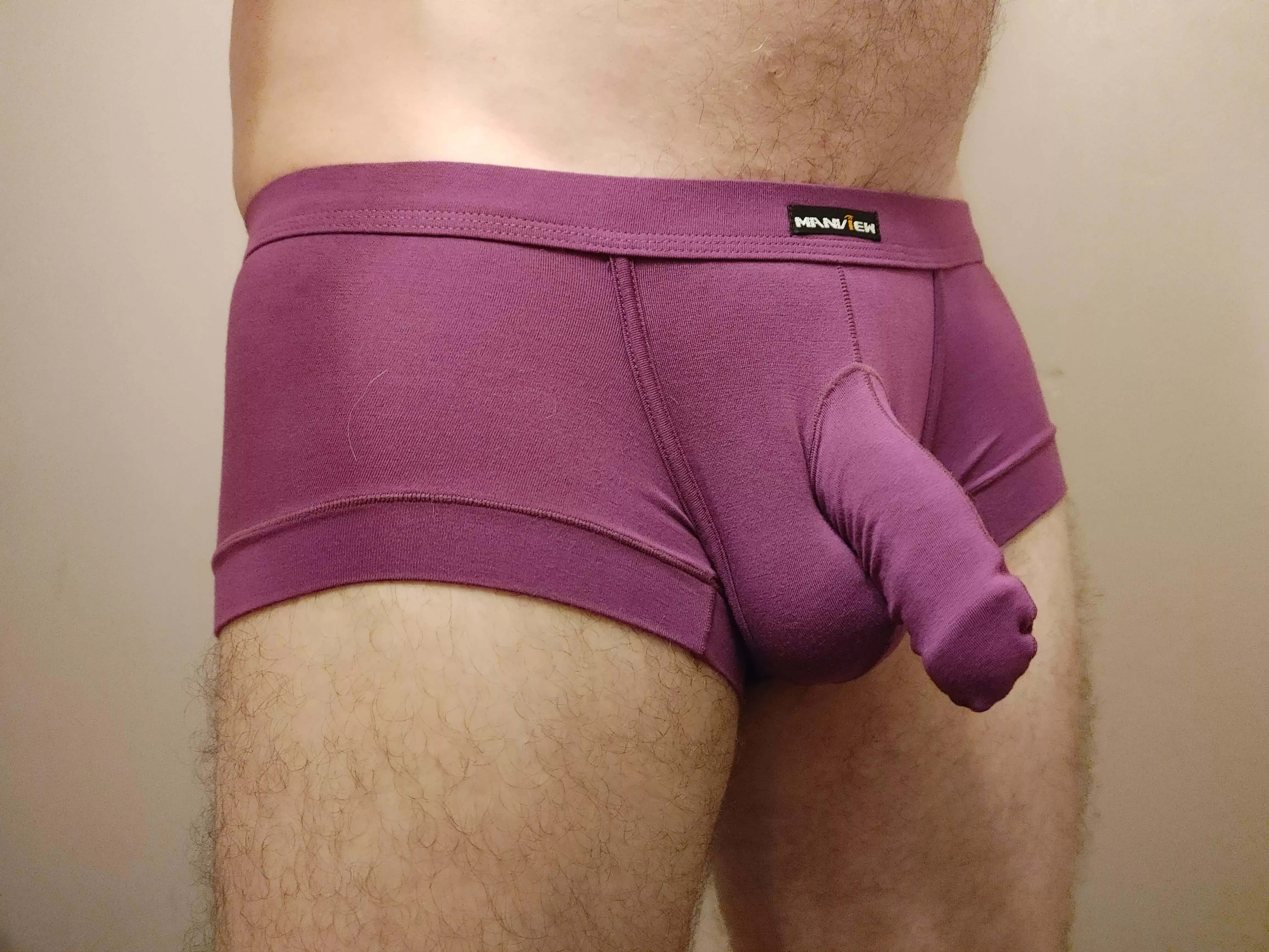 Put on my usual style today. I like the purple. posted by ripper914