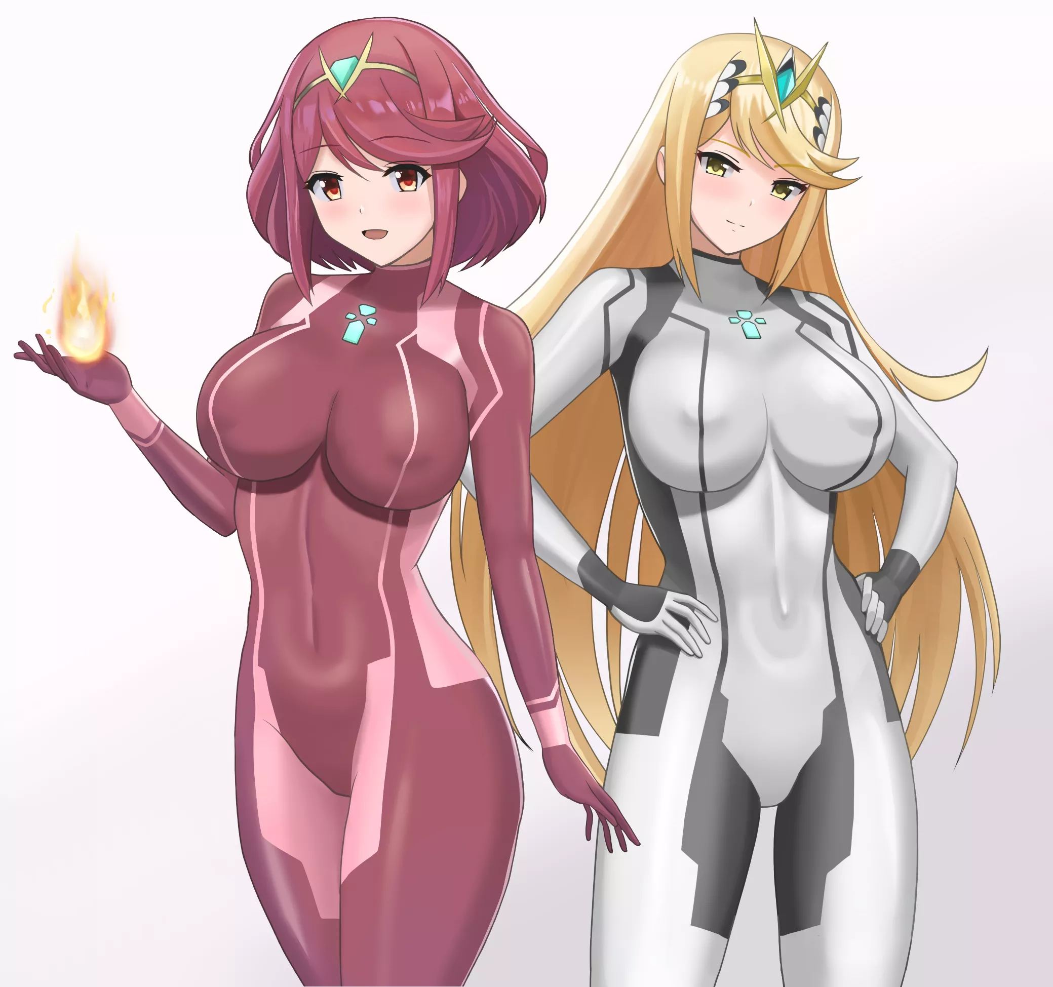 Pyra & Mythra [Xenoblade II] posted by CheetahSperm18