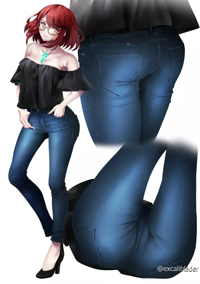 Pyra's Denim Thighs posted by CheetahSperm18