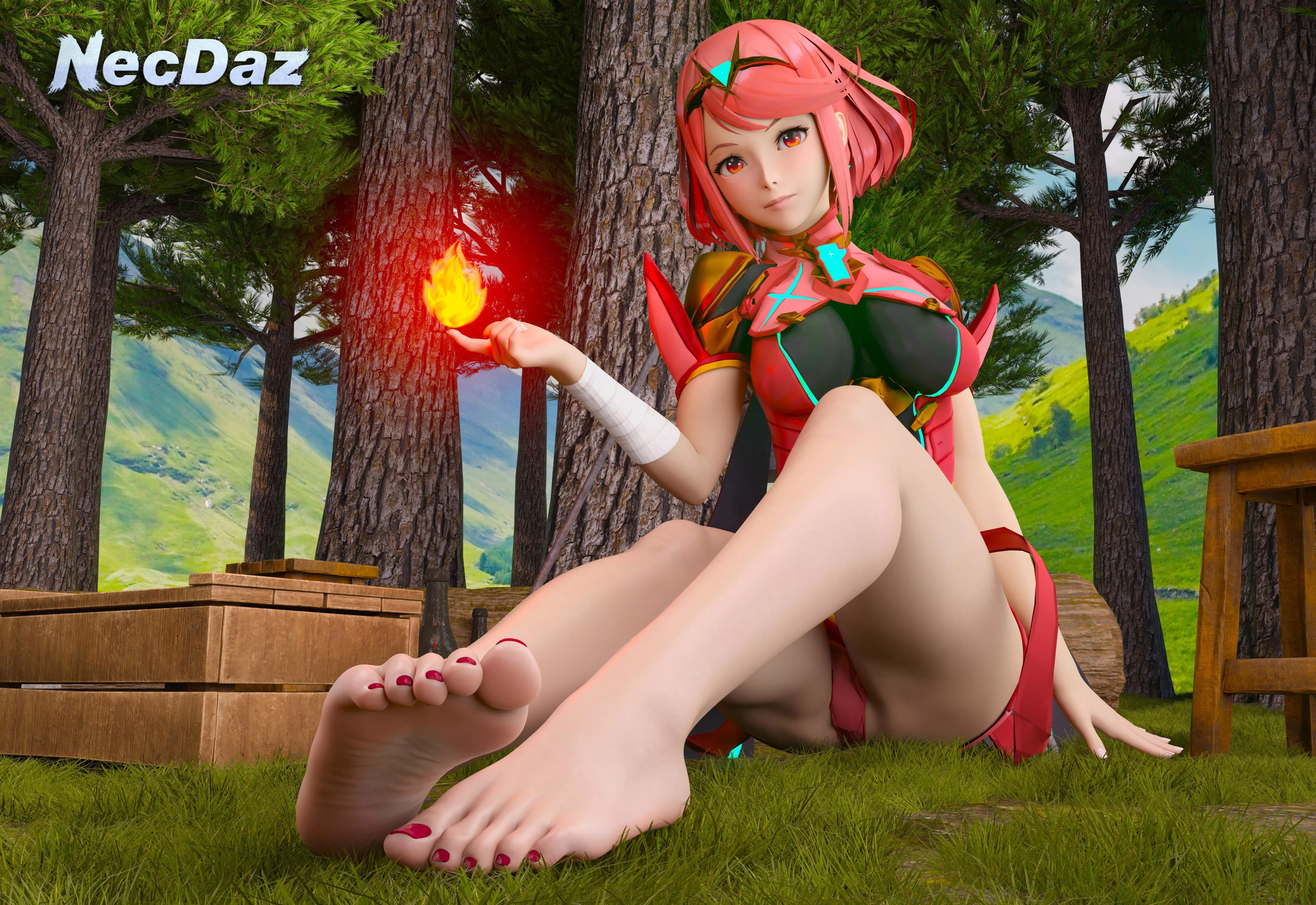 Pyra’s red hot toes (NecDaz91) [Xenoblade II] posted by [deleted]