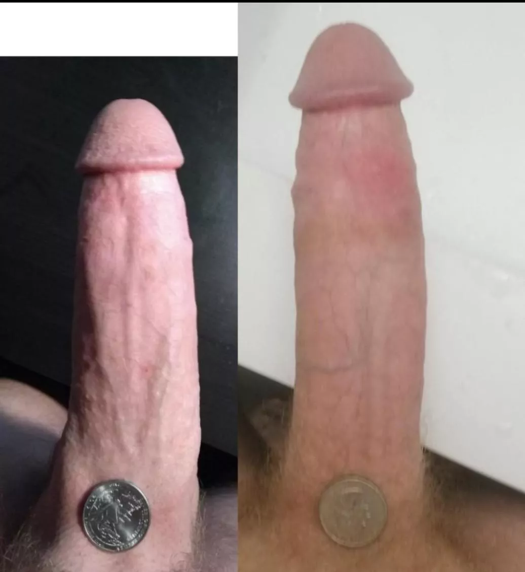 Quarter Challenge! Me (right) vs. u/Ruinouspower(left) posted by [deleted]