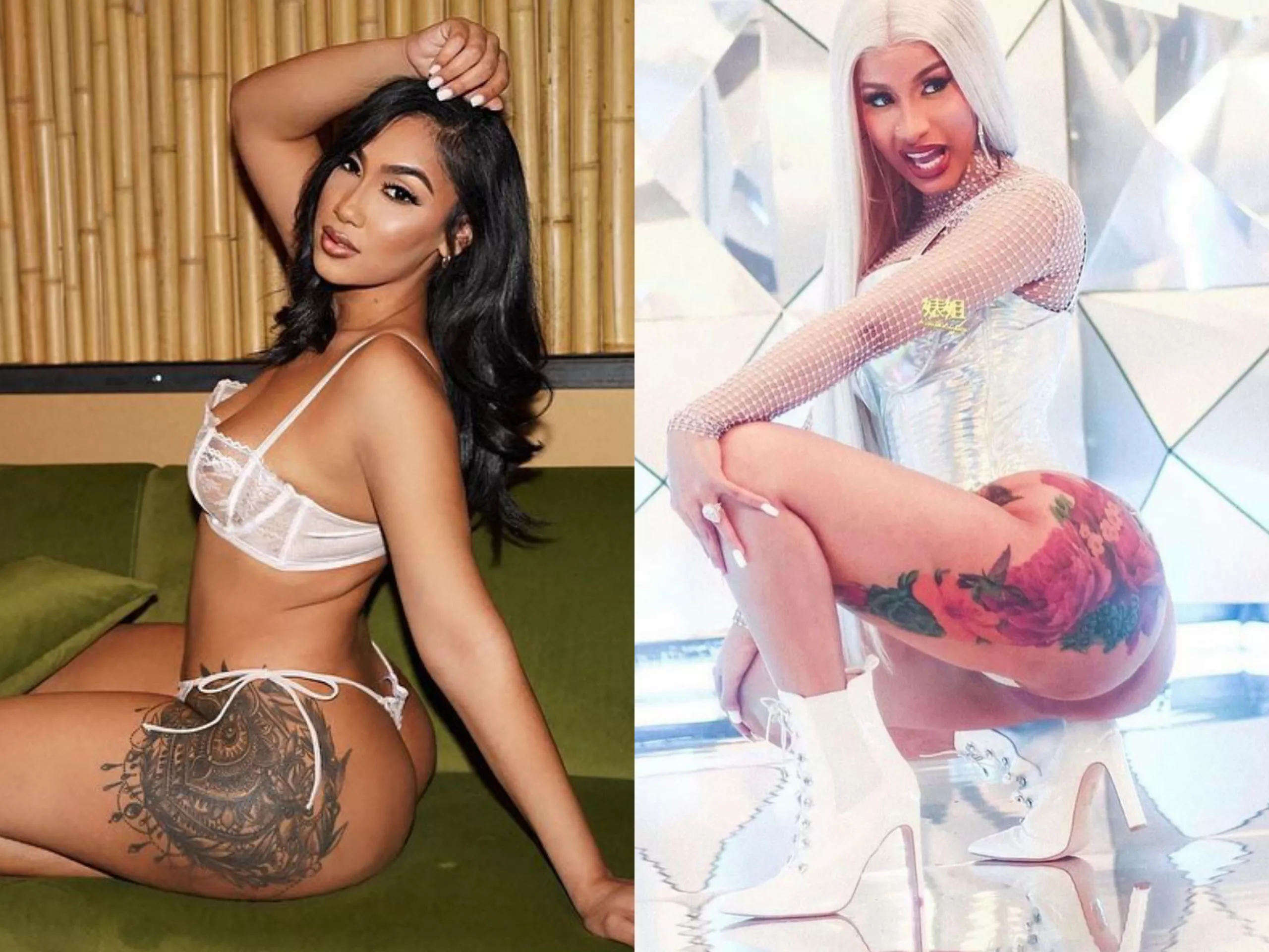 Queen Naija VS Cardi B posted by Sup3rSt4rS0aker