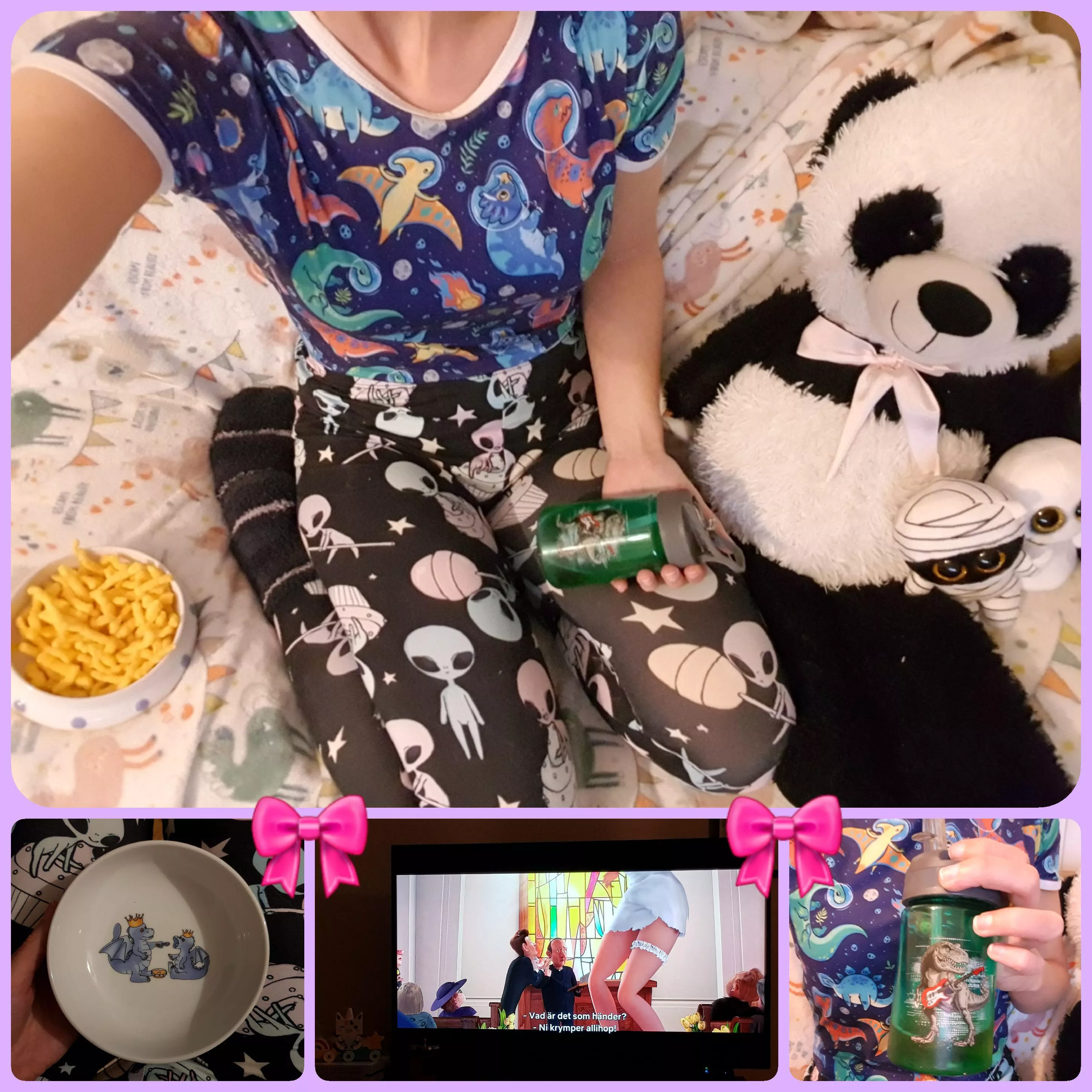 Raaarw!! Is movienight!! ðŸ‘½ðŸ¦–ðŸ¥°ðŸ‘¾ posted by PAnDaBeBi