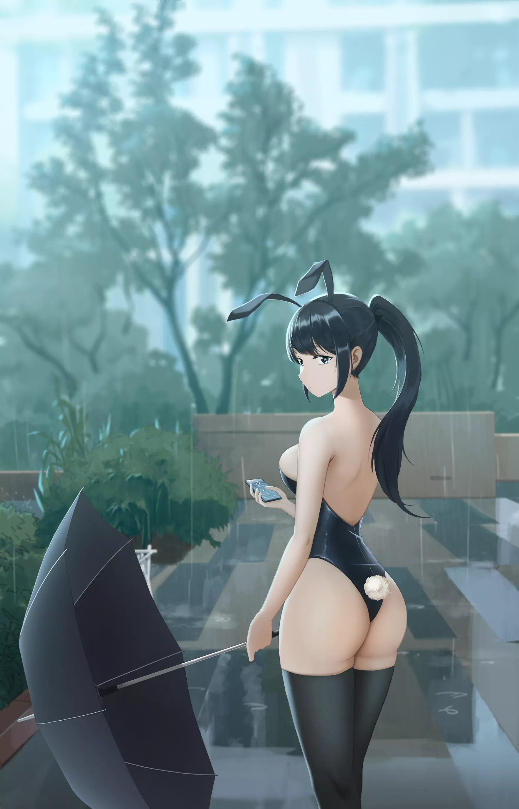 Rabbit In The Rain (Gan-Viking) [Original] posted by sequence_string