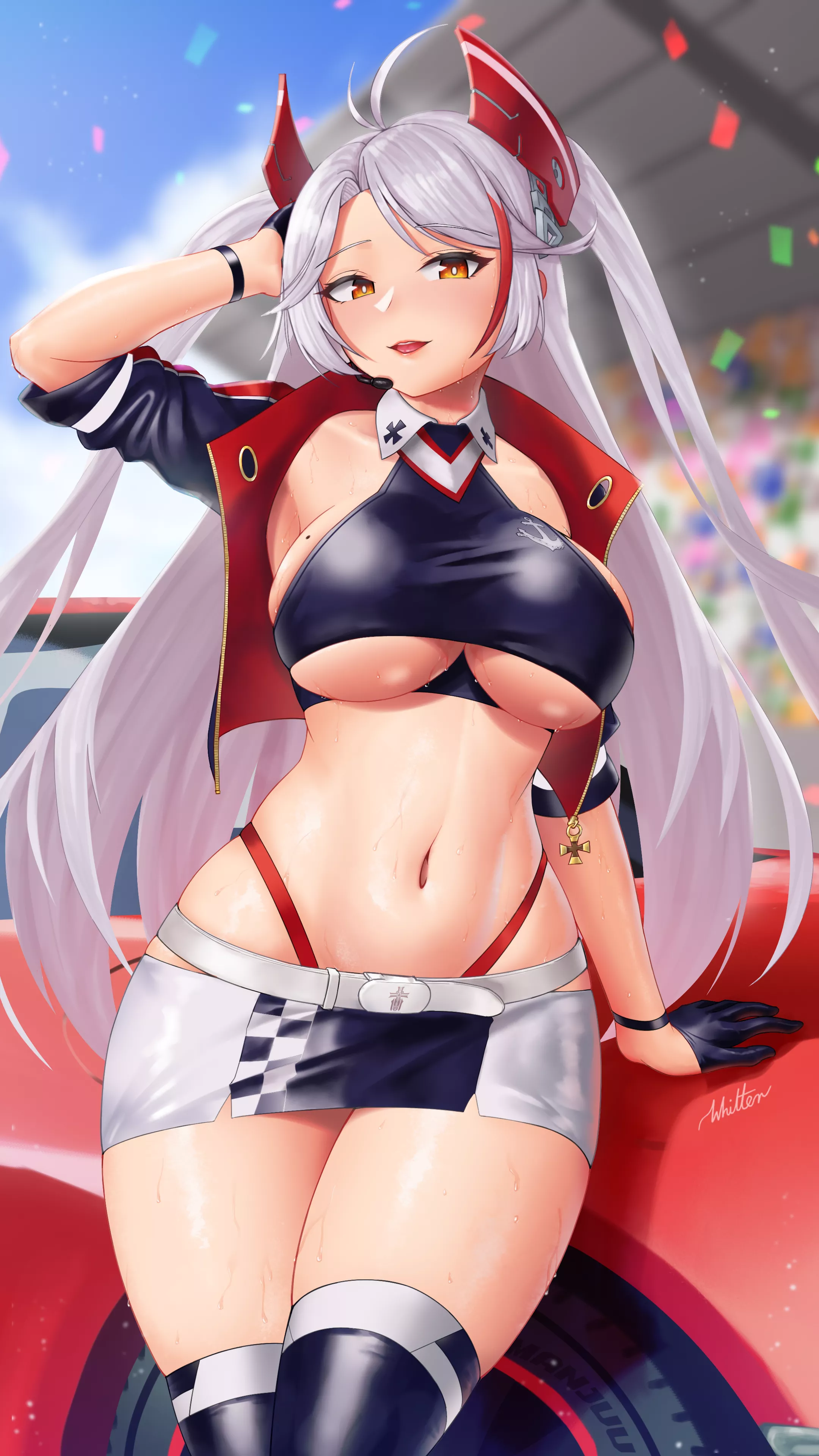 Race Queen Prinz Eugen [Azur Lane] posted by CheetahSperm18