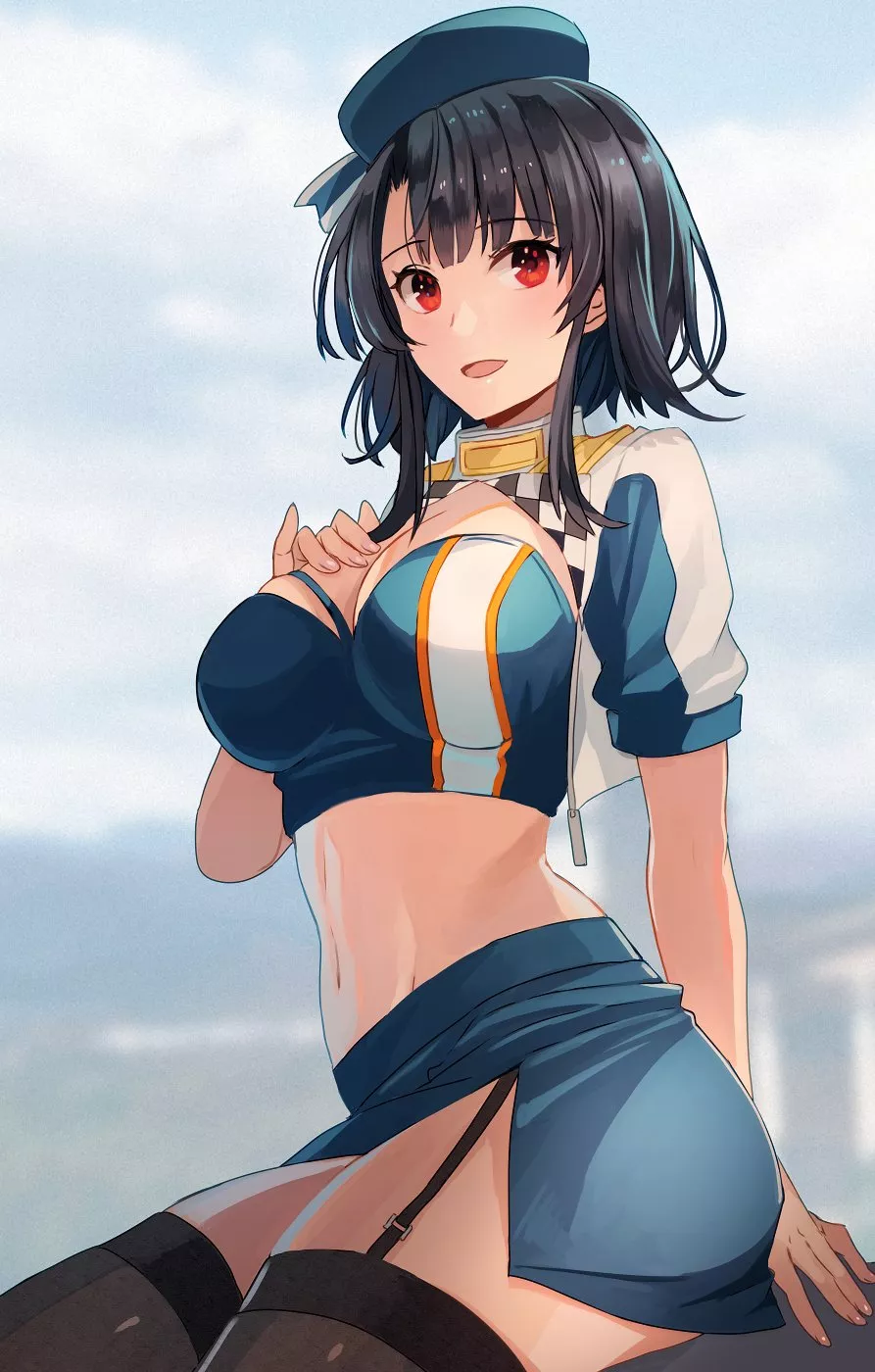 Race Queen Takao [Kancolle] posted by ArmorXIII