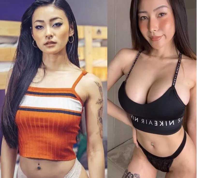 Rae Lil Black - before/after posted by Stoeipoessi