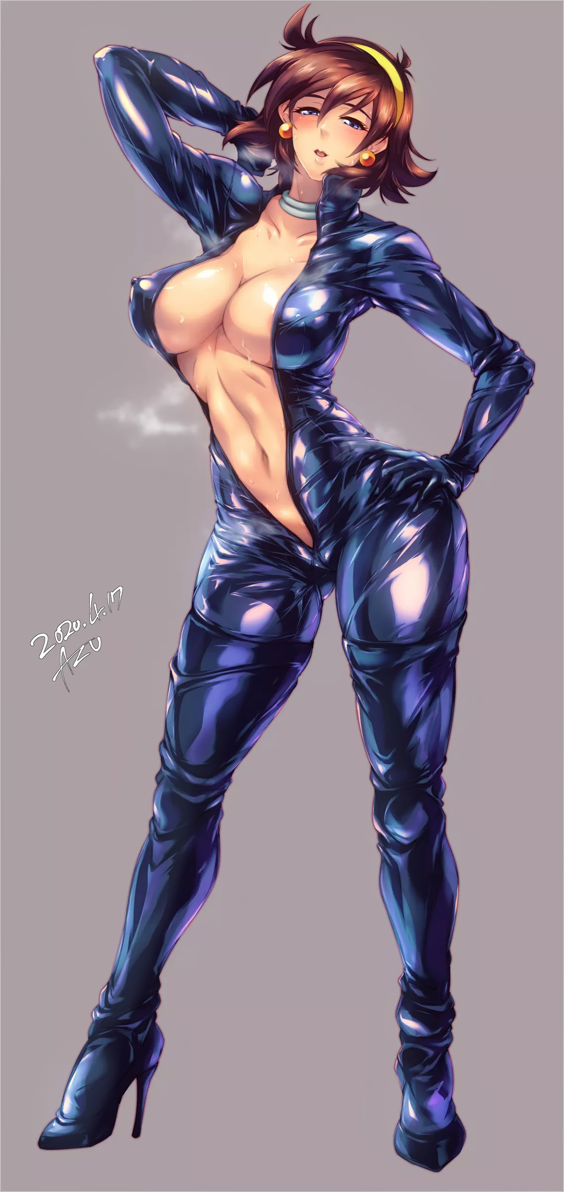 Rain Mikamura Open Bodysuit (Azu) [Gundam] posted by sequence_string