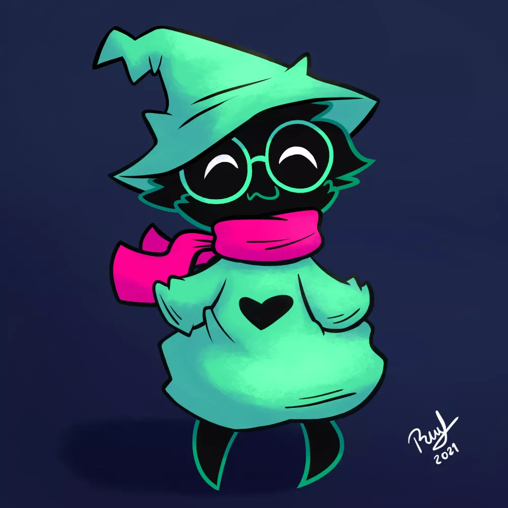 Ralsei (by me) posted by RafVicAlv