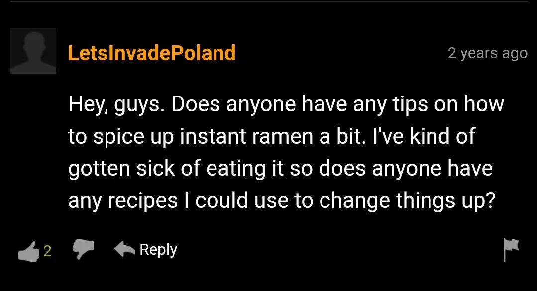 Ramen Recipes? posted by Oh_LordNeptune