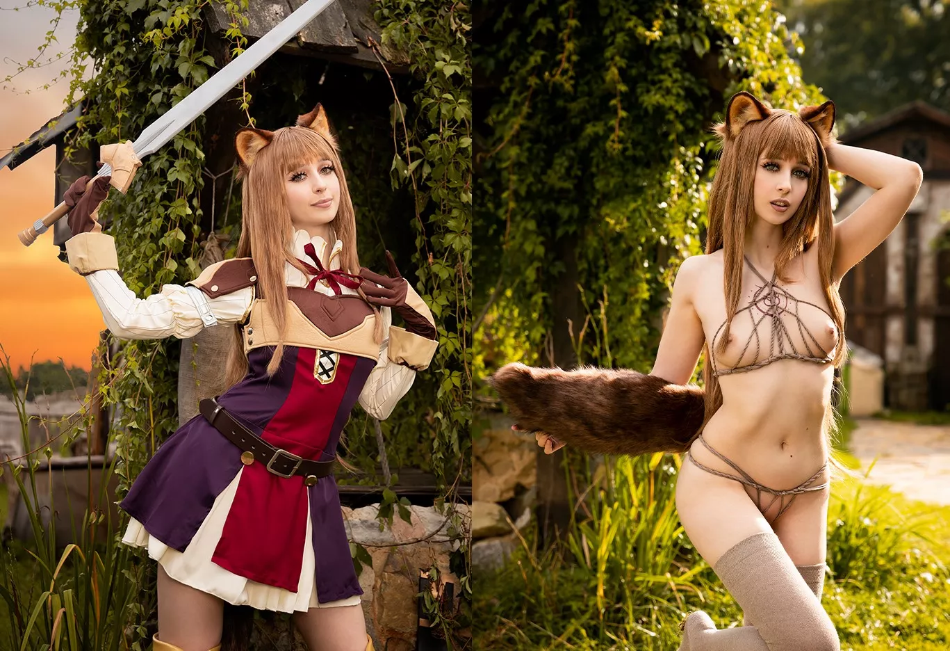 Raphtalia on/off by gumihohannya posted by GumihoCosplay