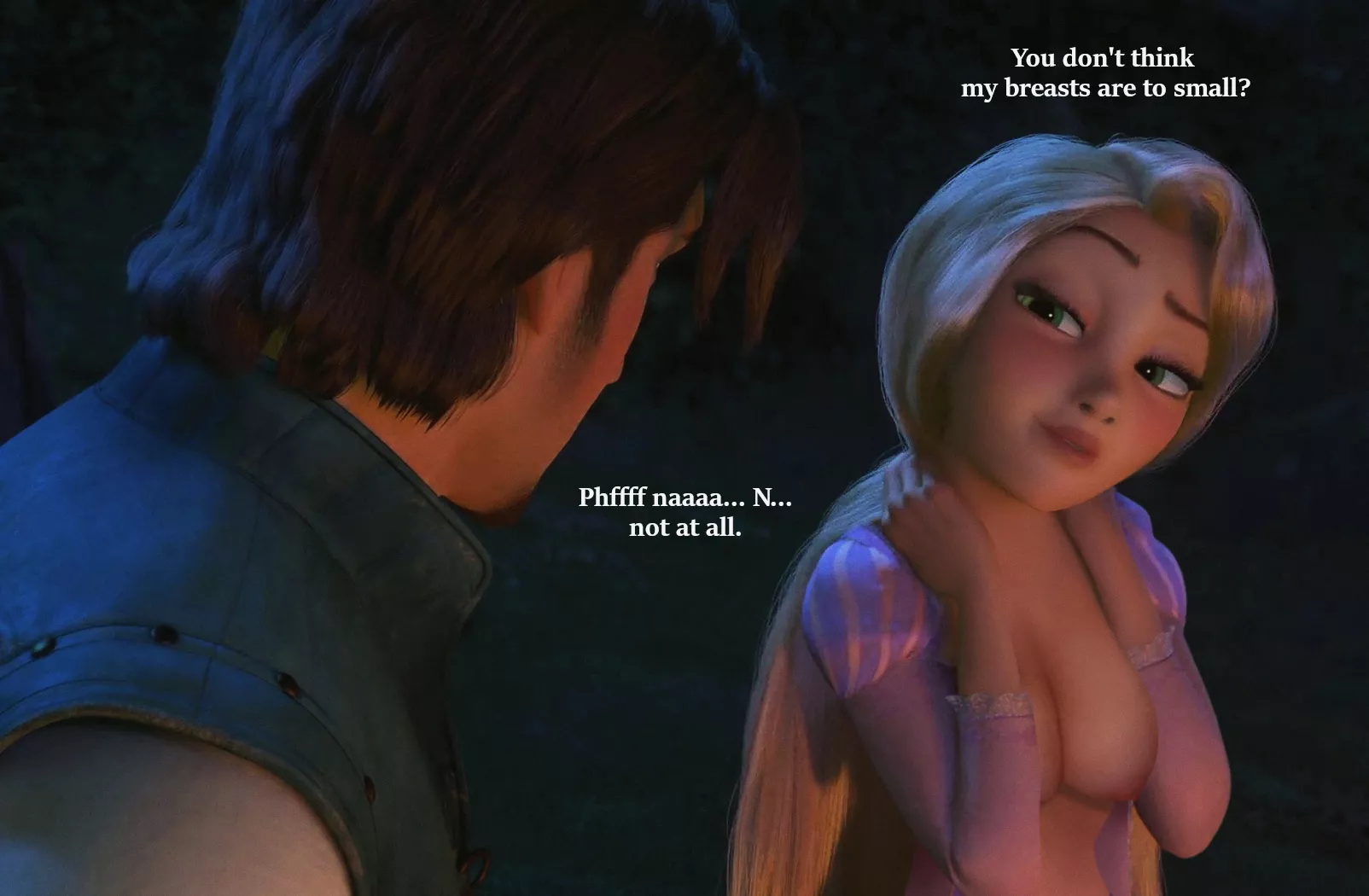 Rapunzel and Flynn - A serious question. posted by Rastifan