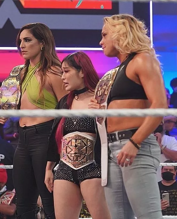 Raquel, Io, and Zoey posted by PAWGSinWrestling