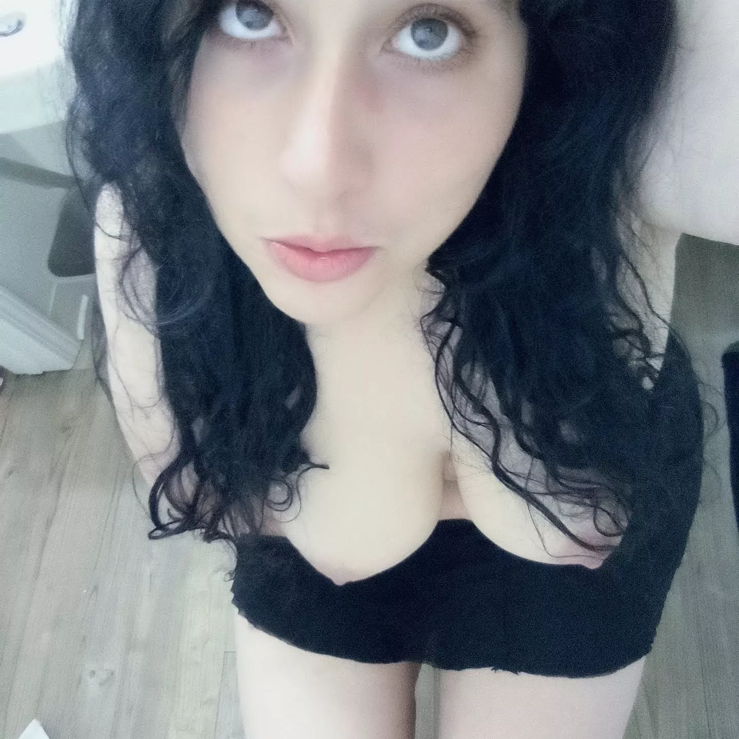 Rarely show my face, but I'm liking putting on make up and wearing black Gothic skirts (35) posted by Horrorhotgirl19