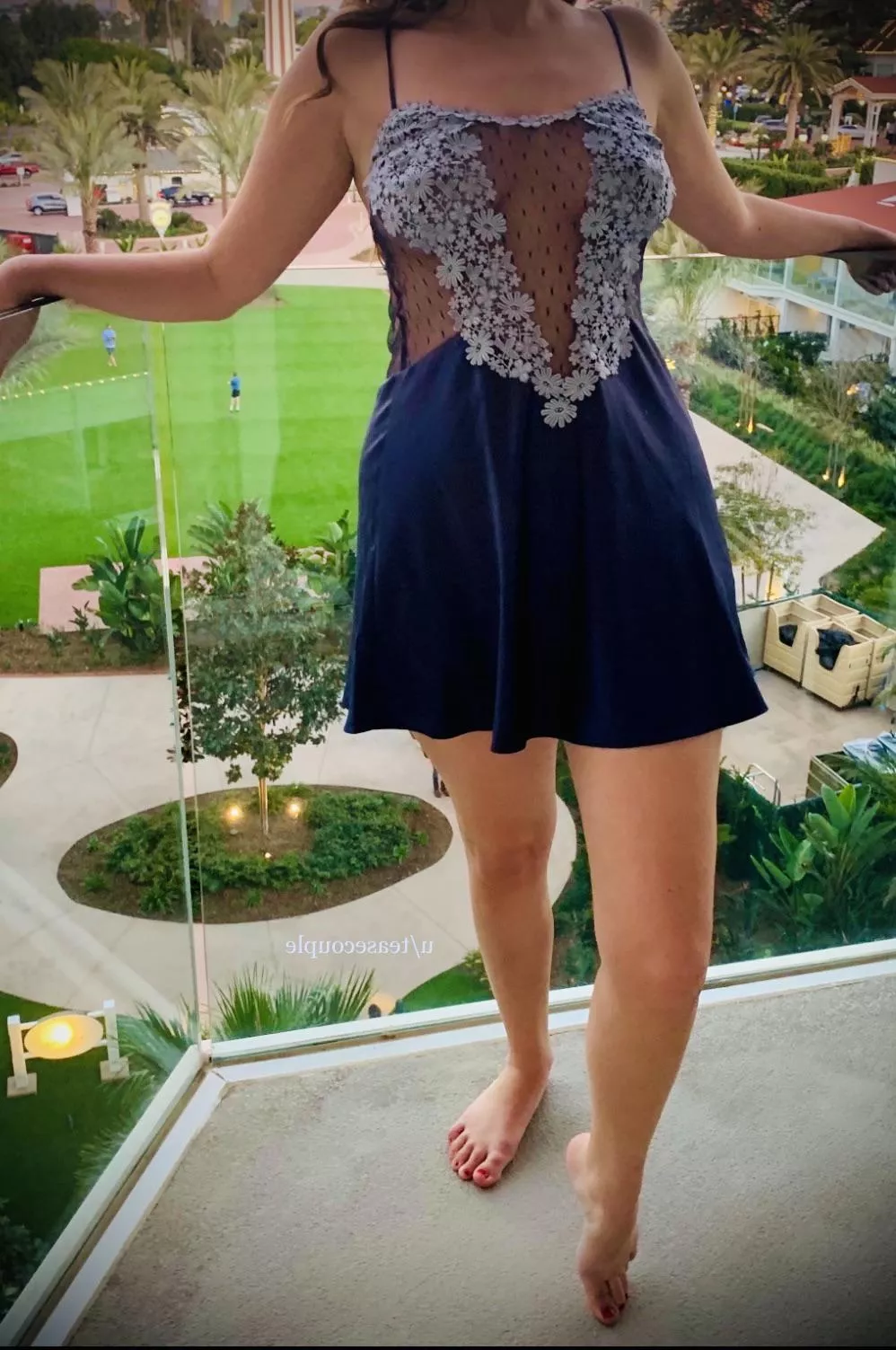 Rate my balcony attire ðŸ˜‰ [F][OC] posted by teasecouple