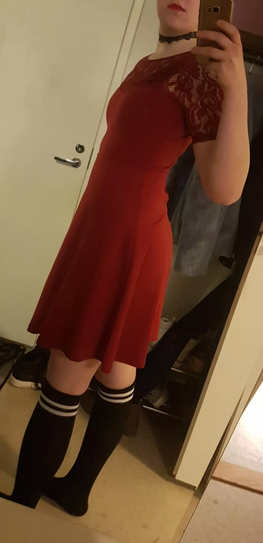 Rate my body shape 💕 (and the dress 🙈) posted by finnishfemboi