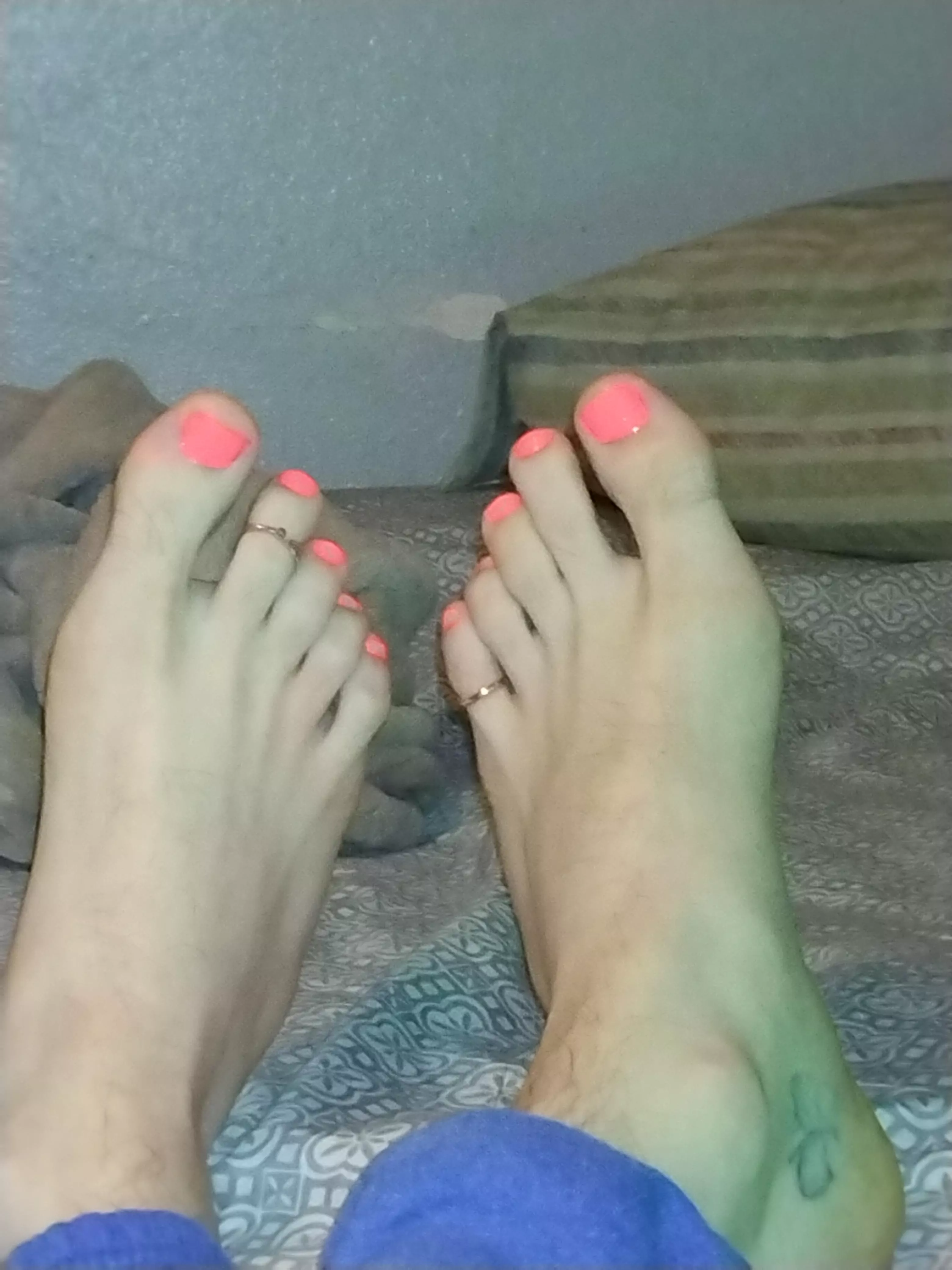 Rate my feet/toes😈 posted by mcgowan988469