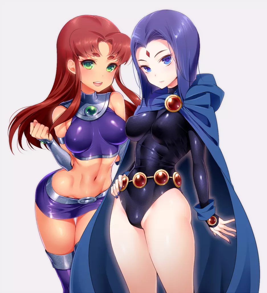 Raven and Starfire get a much needed Makeover posted by Yardbird0311