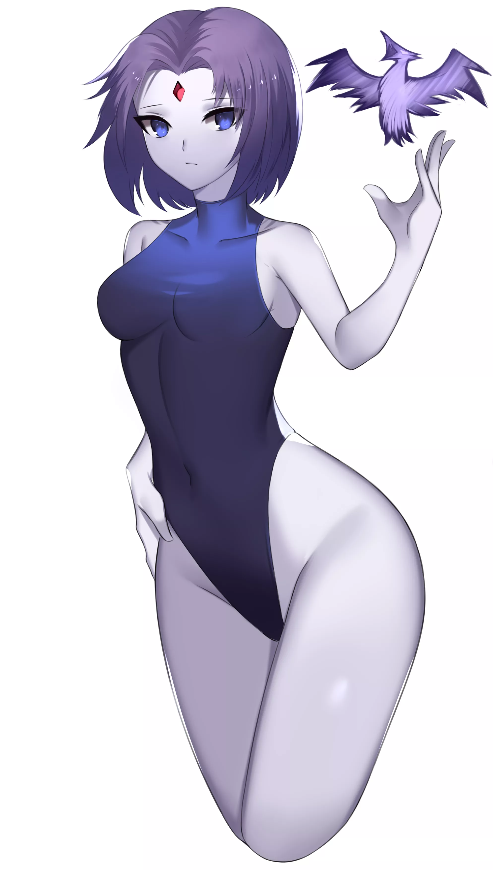 Raven Leotard (Squirrelhollow) [Teen Titans] posted by sequence_string