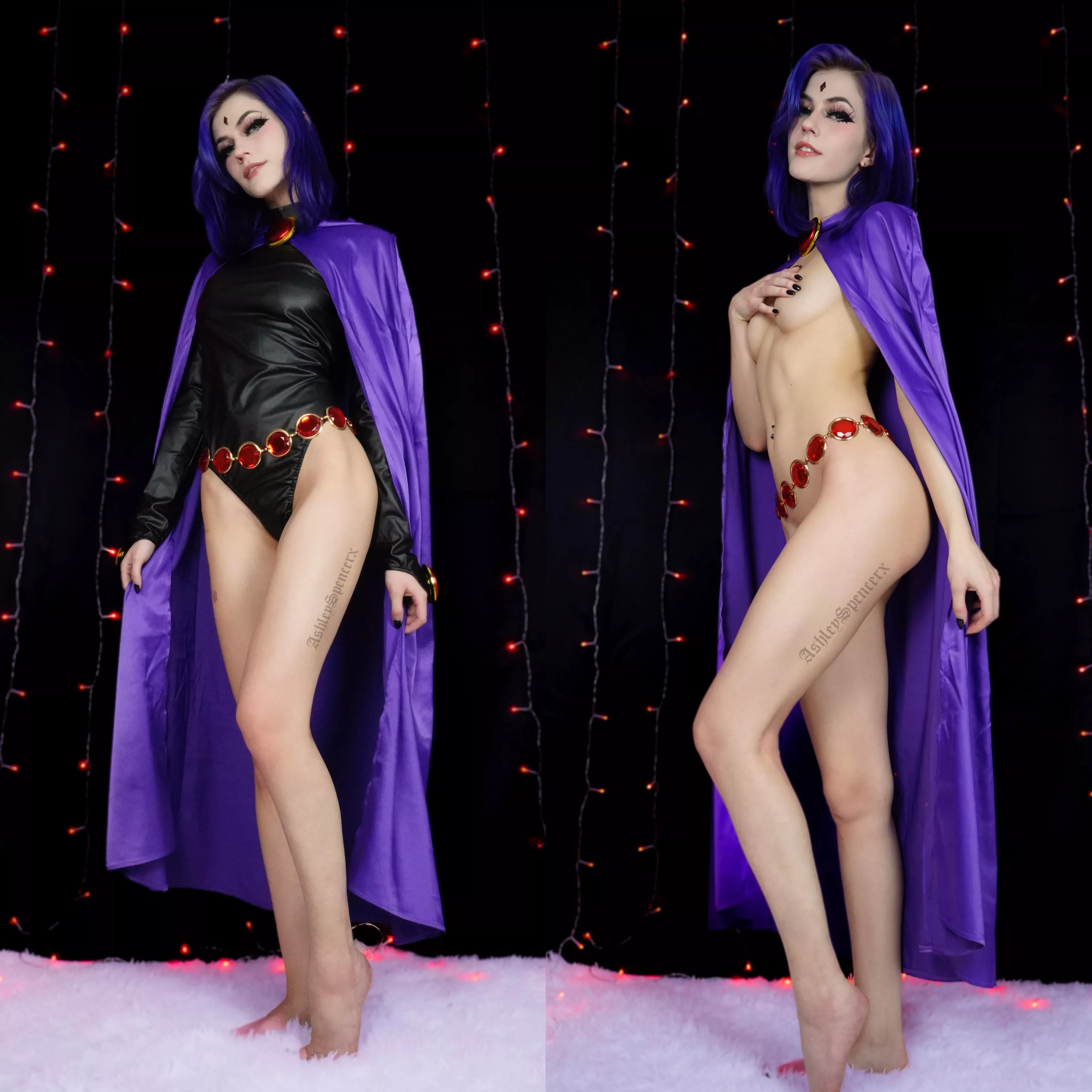 Raven on and off by Ashley Spencer posted by AshleySpencerx