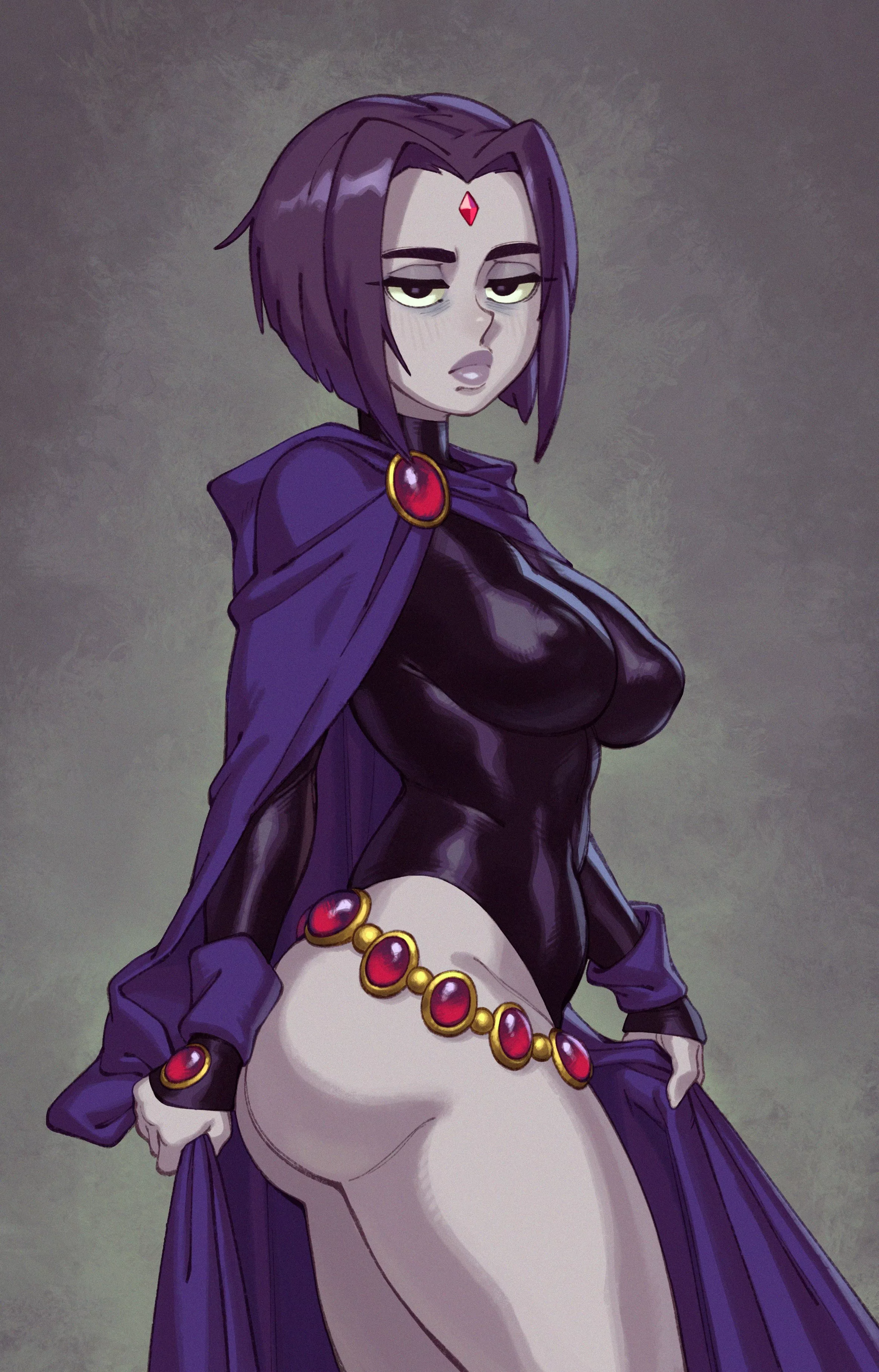 Raven, (@Rizdraws), [Teen Titans] posted by BigFatPufferFish