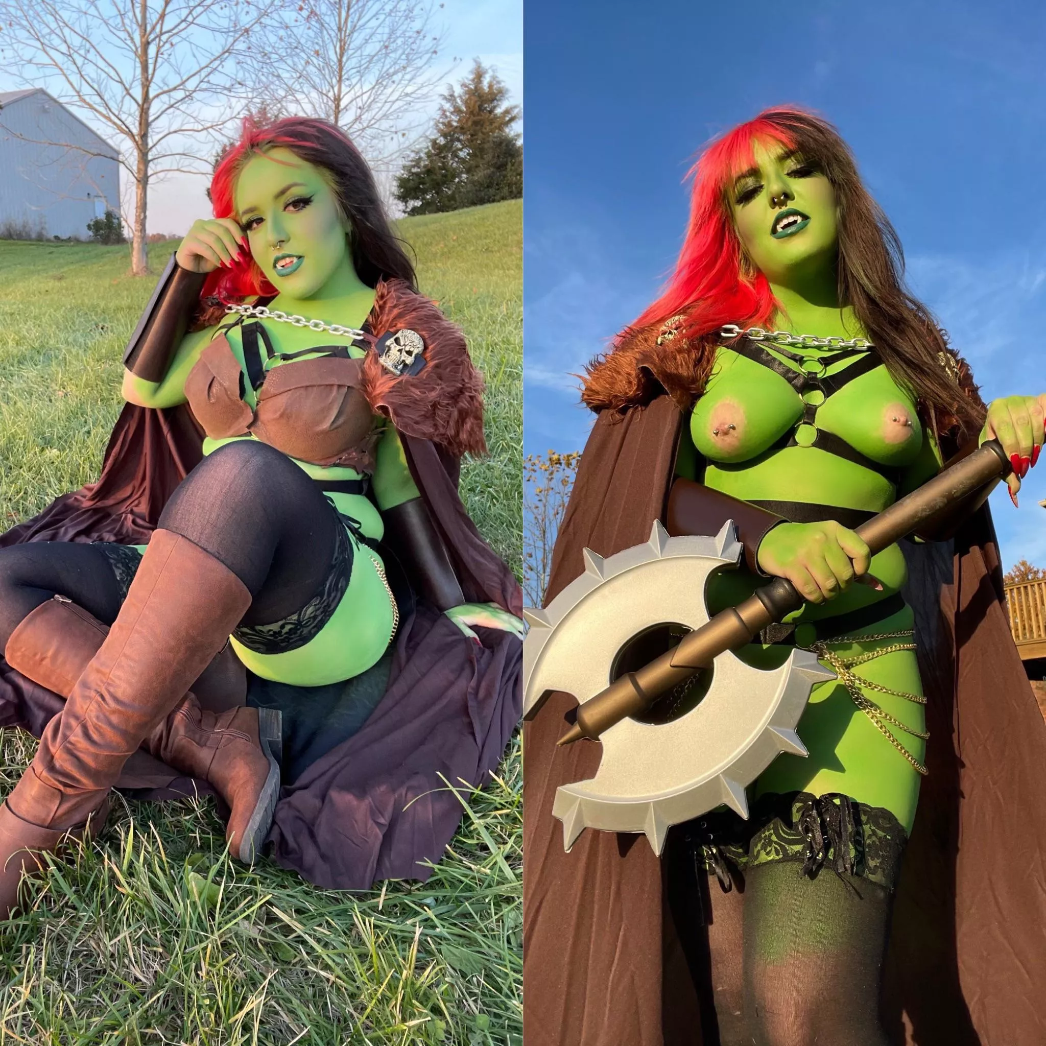 Ready to fight the orc queen? posted by Gummyghostgirl