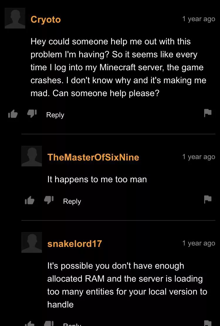 Real chads talk about minecraft on the hub posted by LightIsBored