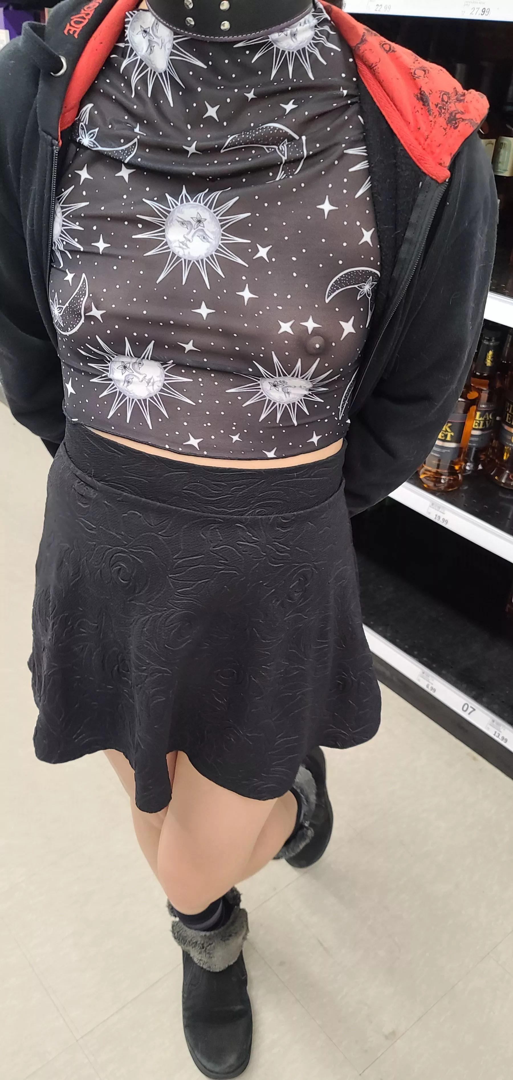 Really wanted my tits to be seen when shopping today! posted by something04something