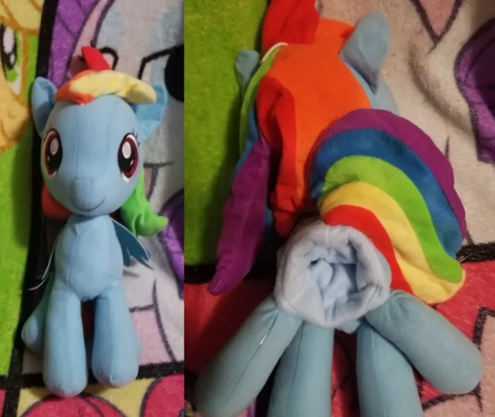 Recently commissioned NSFW fuckable my little pony mlp mare Rainbow Dash with one very large SPH for fleshlights posted by Furry-sale