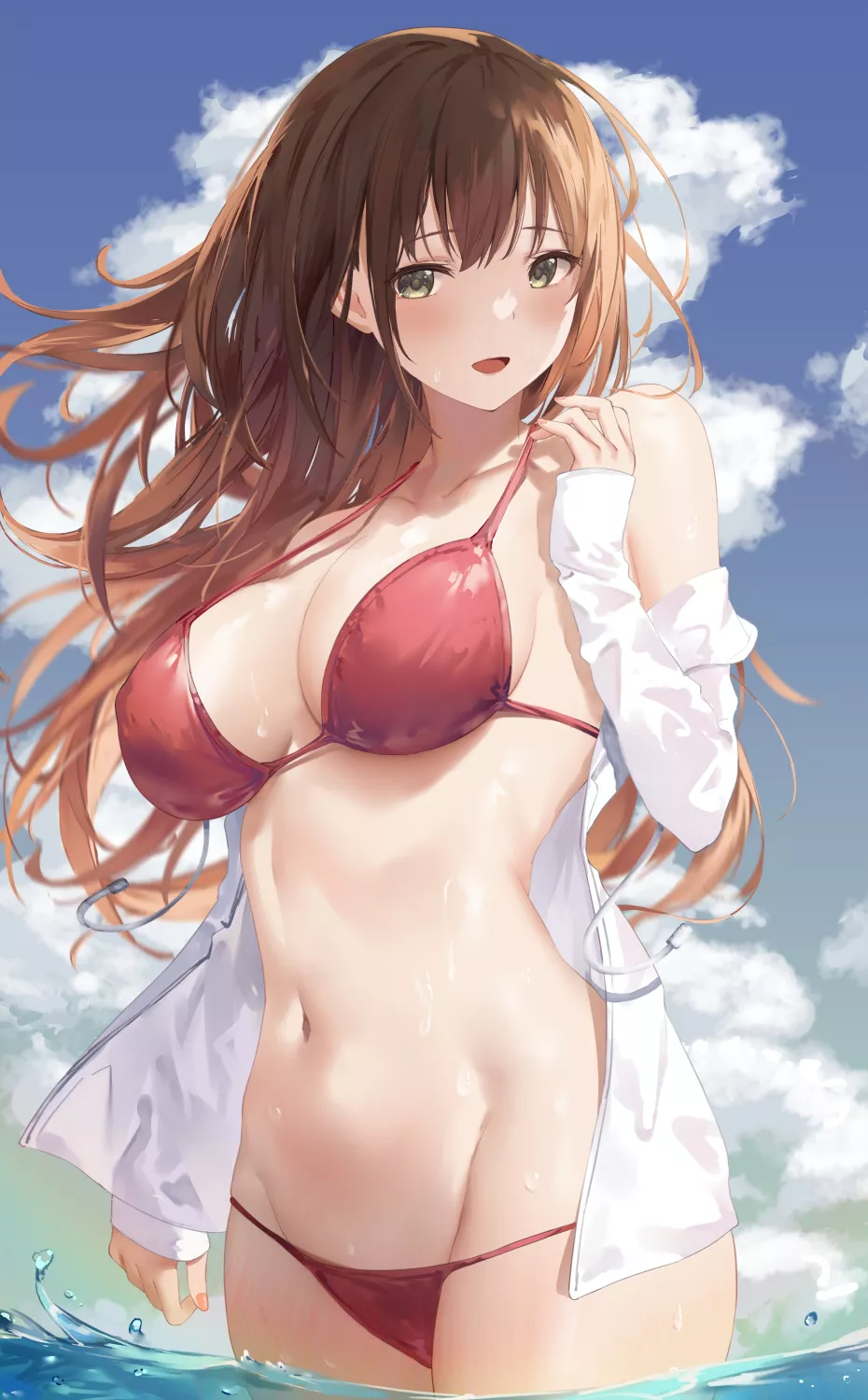 Red Bikini [Original] posted by xSaviour_N