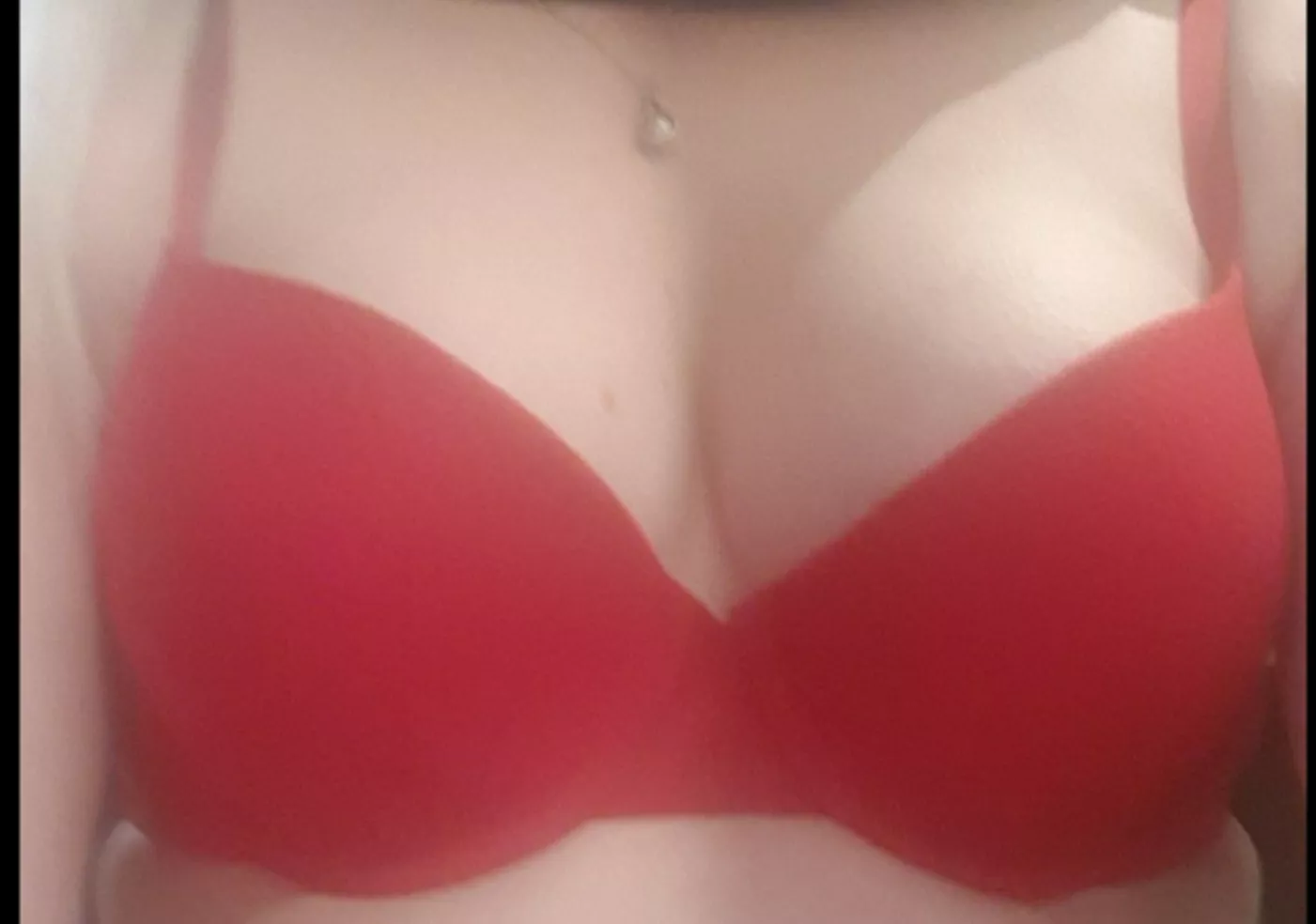 Red bra covering a new nipple piercing 😈 posted by bandit201187