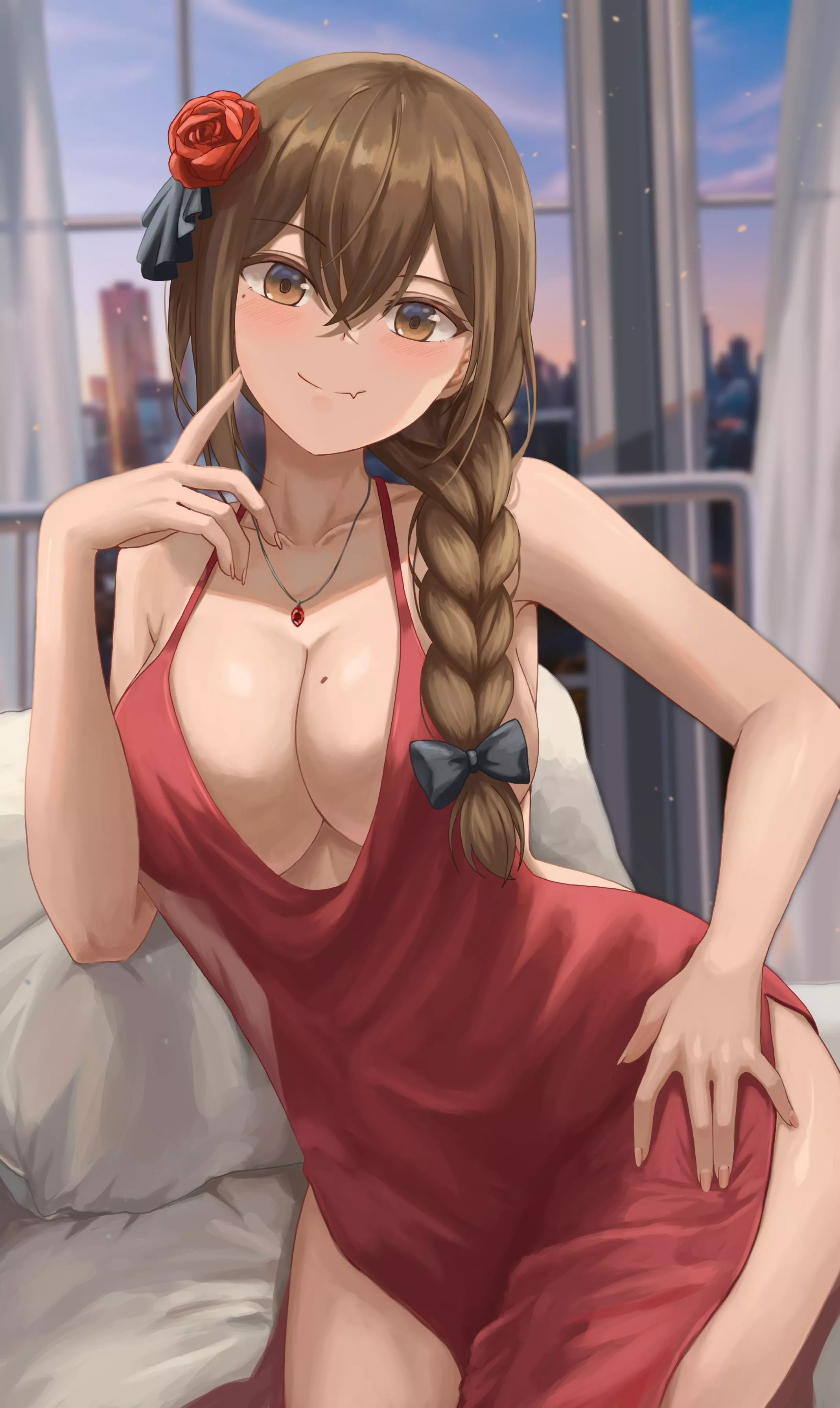 Red Dress [Original] posted by CheetahSperm18