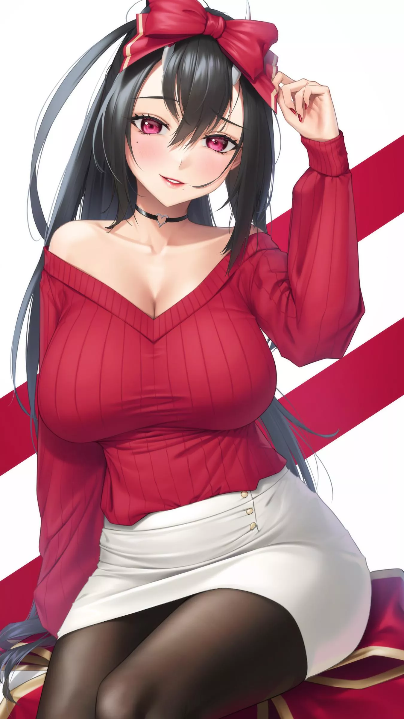 Red Sweater Oni [Original] posted by CheetahSperm18