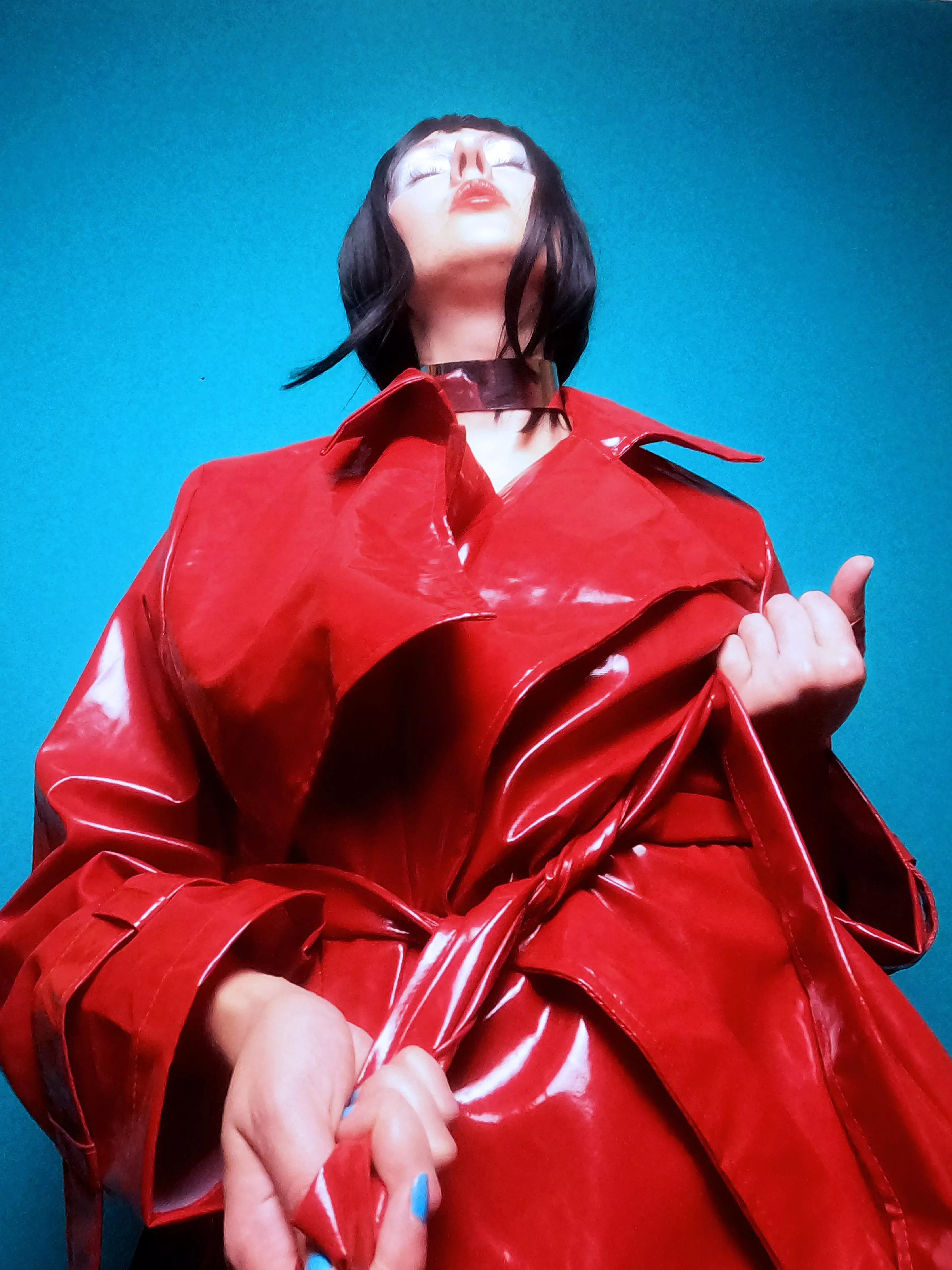 Red vinyl priestess [OC] posted by Niamh_Satie