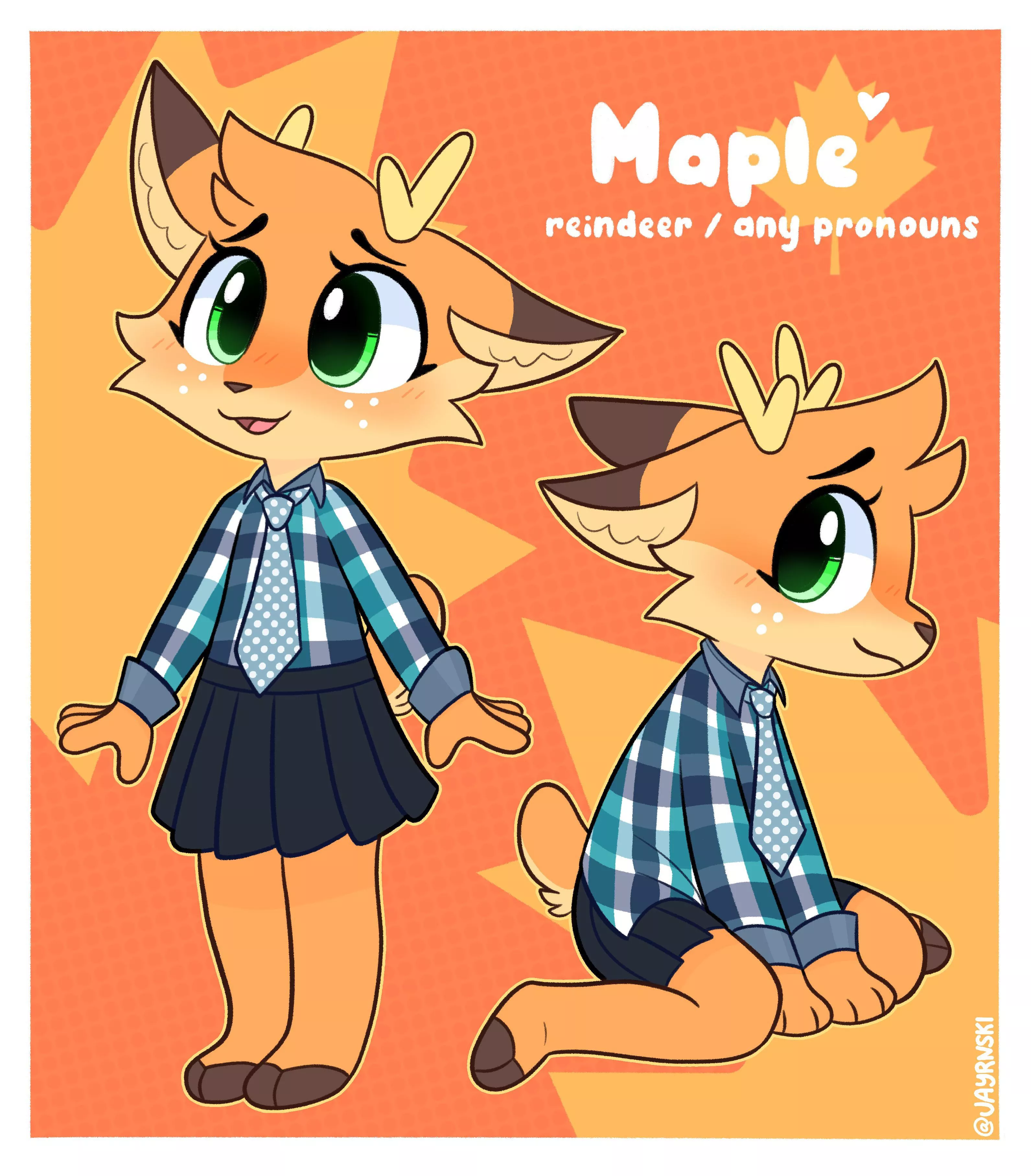 Ref for Maple! 🍁 (@jayrnski) posted by JayInDisarray