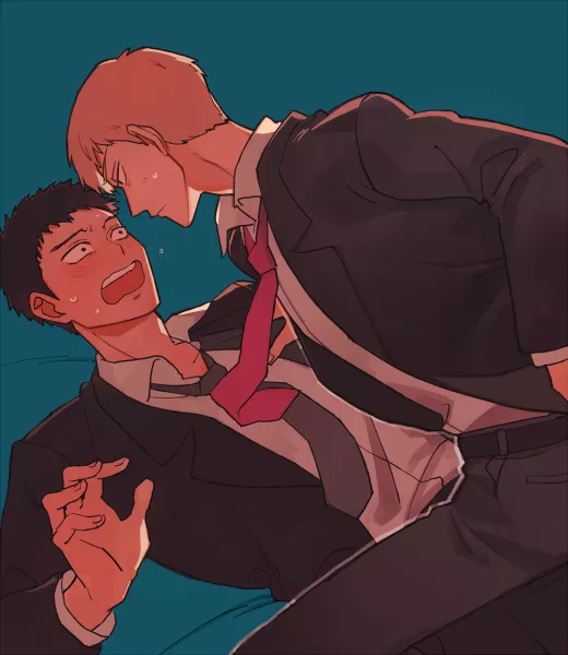 Reigen x Serizawa [Mob Psycho 100] posted by Yaoi_MakesMe_Cum