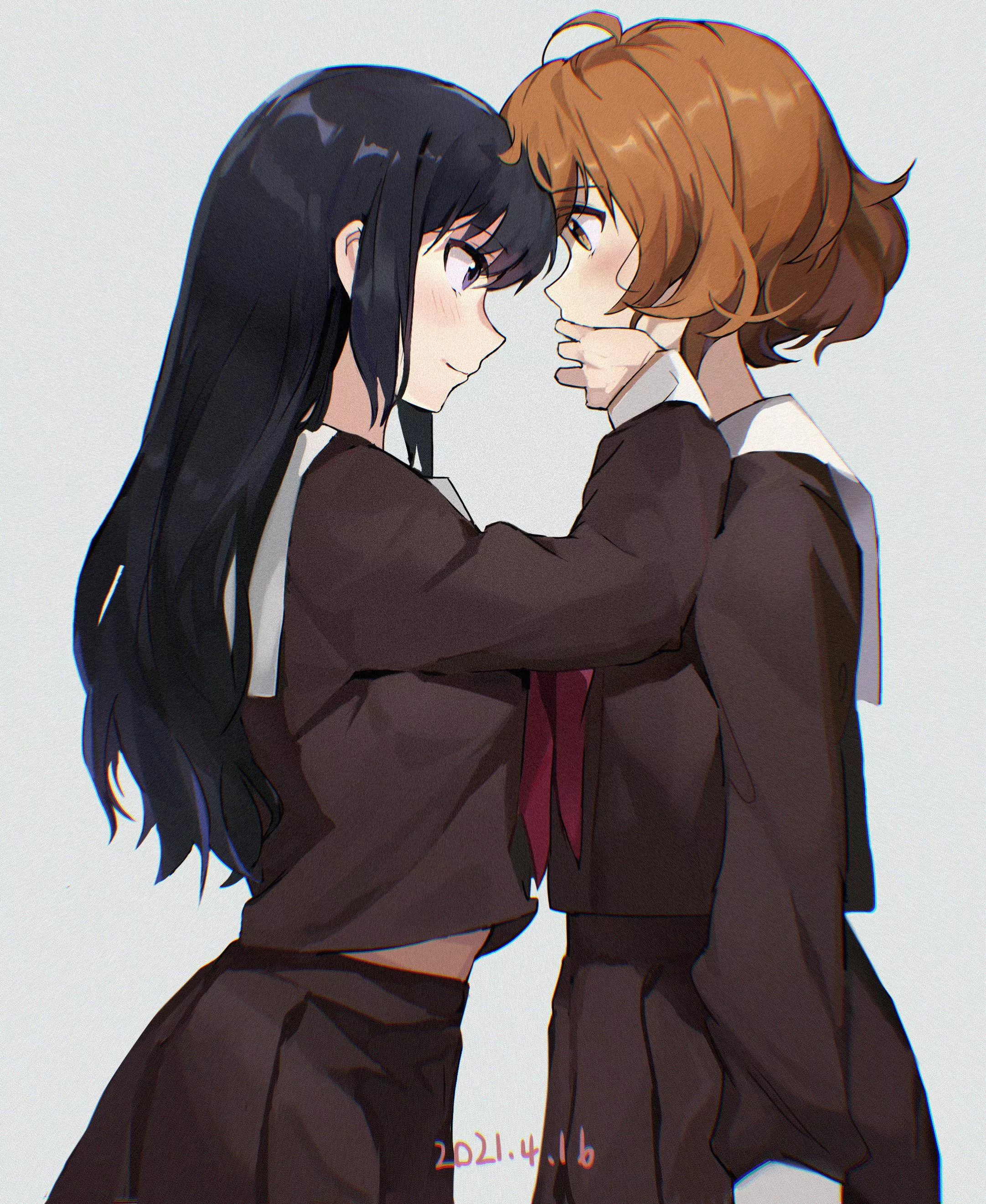 Reina and Kumiko (kuza brs) [Hibike! Euphonium] posted by MillionHypotheses