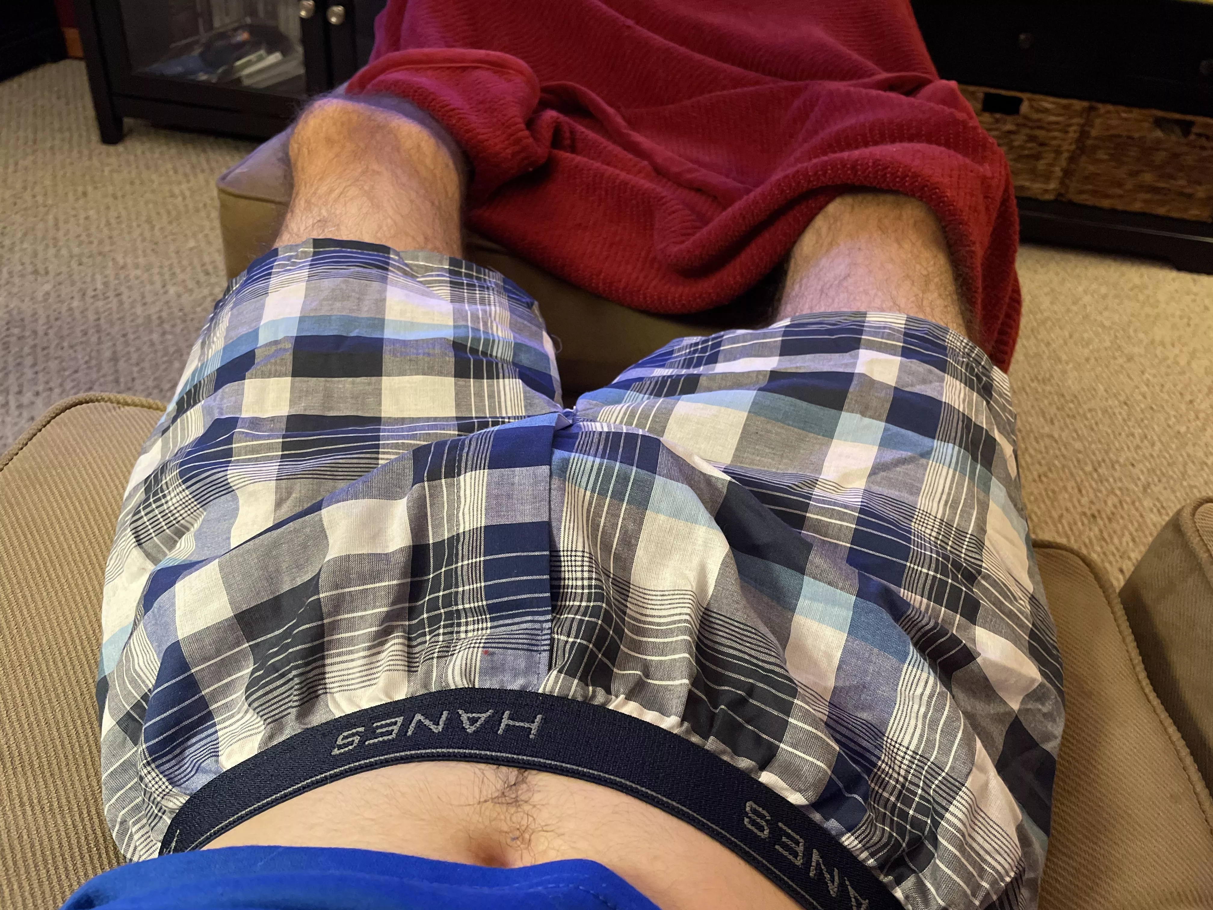 Relaxing in your boxers shorts feel so good🤤pms open posted by mishavinyljunkie21