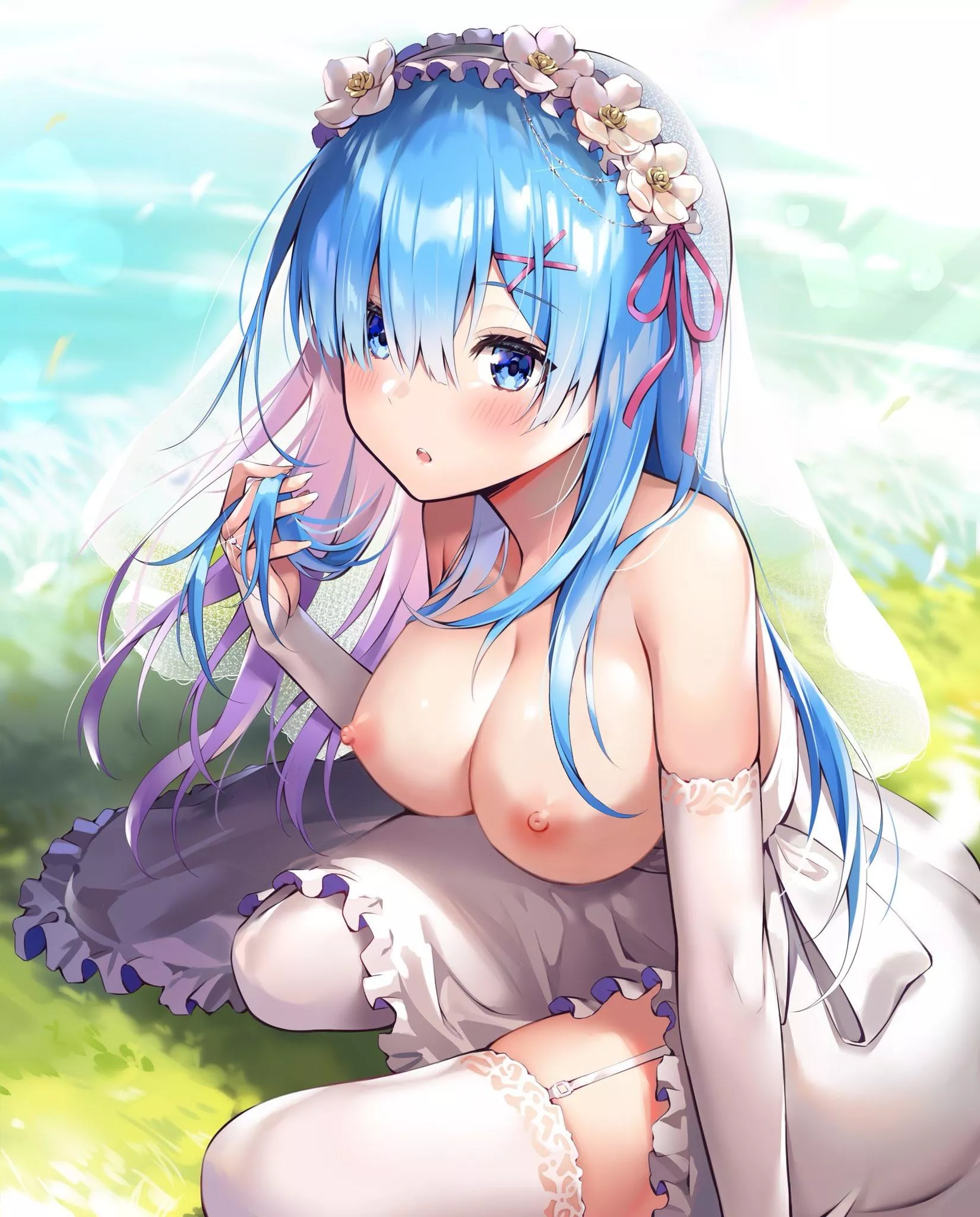 Rem as a beautiful bride posted by WhoLeftMeJelly