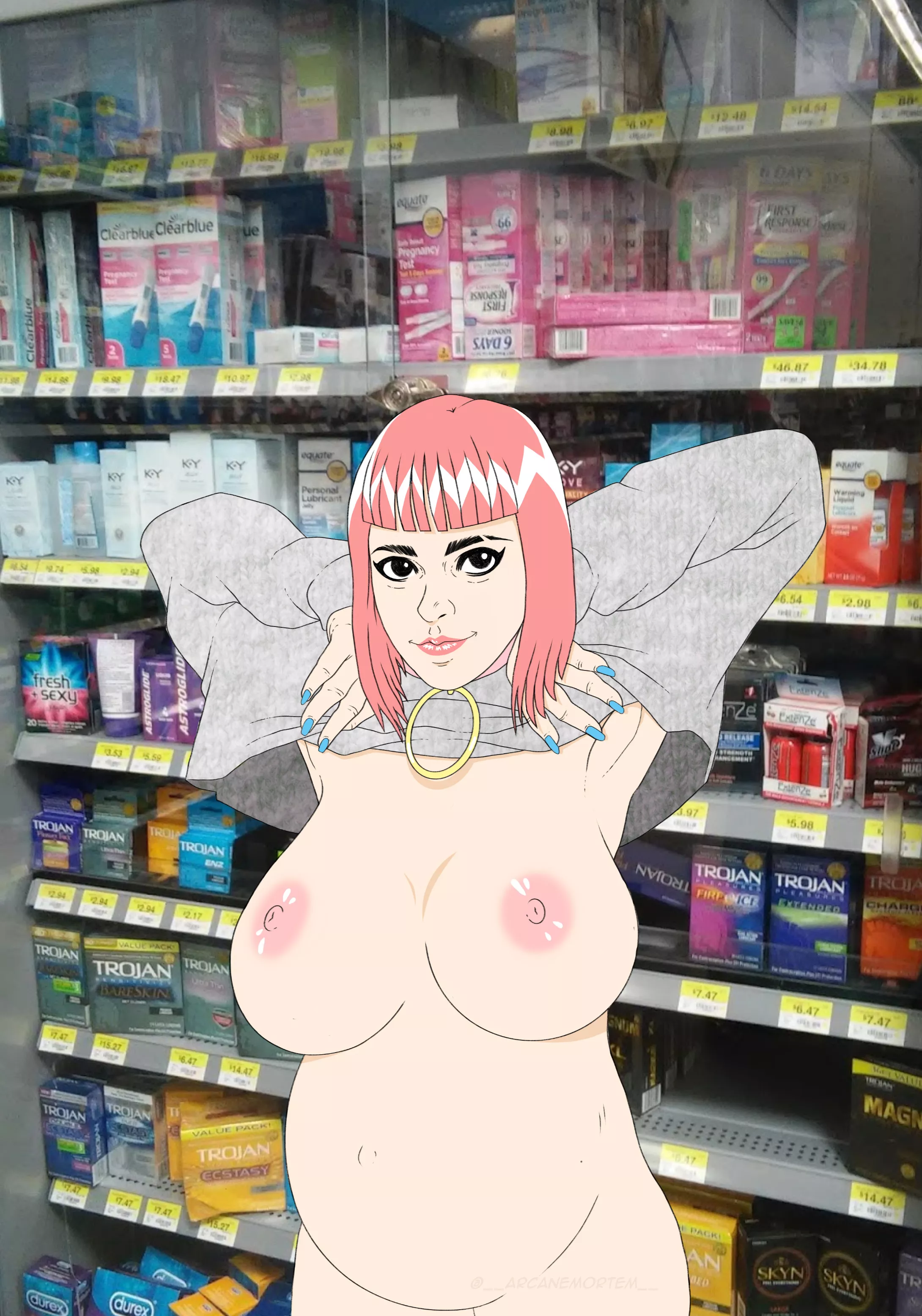 Reminding daddy why we can't keep ignoring the condom section, art by me arcanemortem posted by Designer_Lock_8693