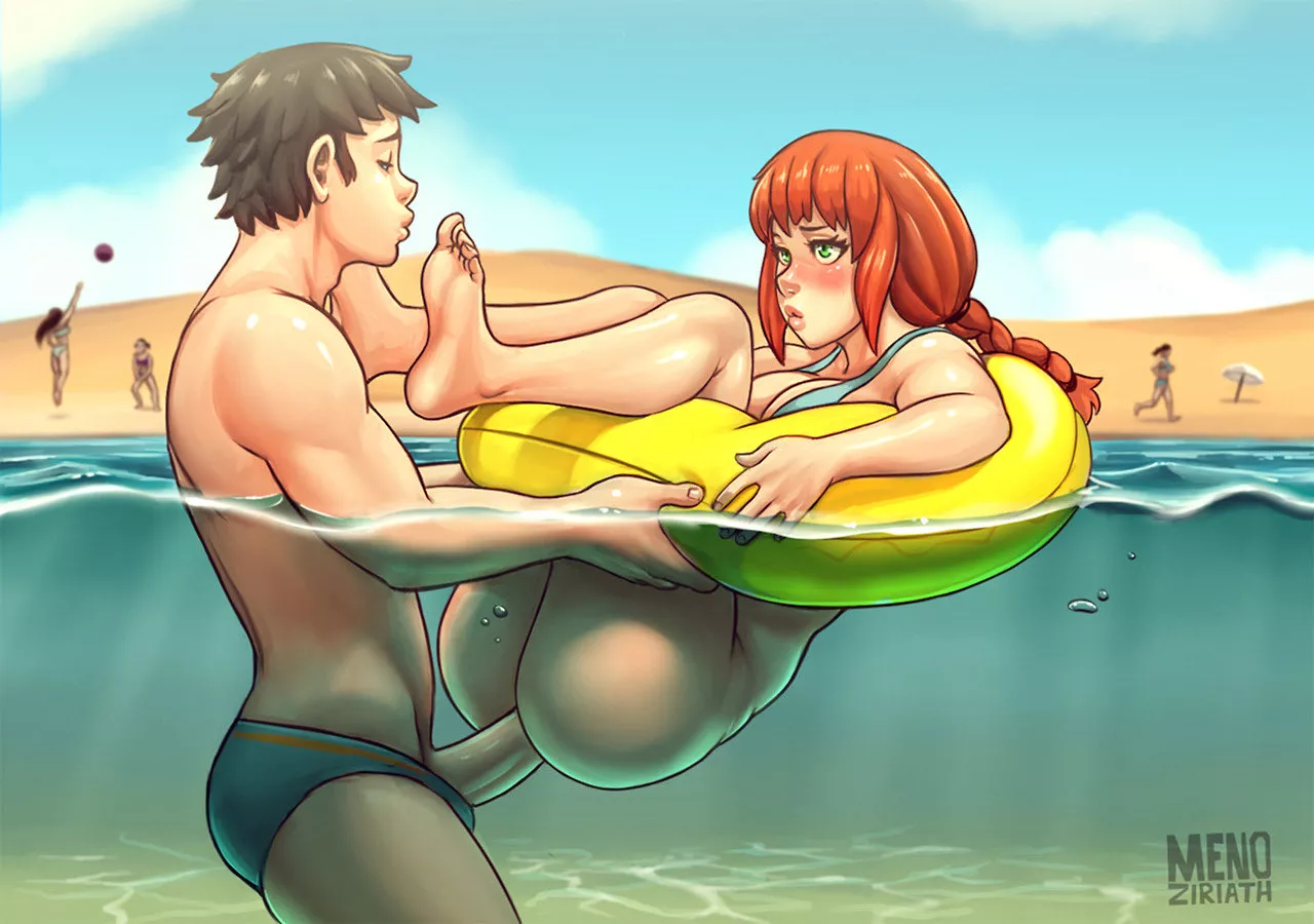 Right in front of all those beachgoers (Menoziriath) posted by myfriendscantknow