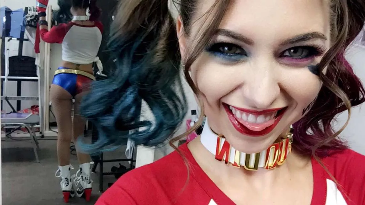 Riley Reid shows off her costume posted by Fun-Size-3560