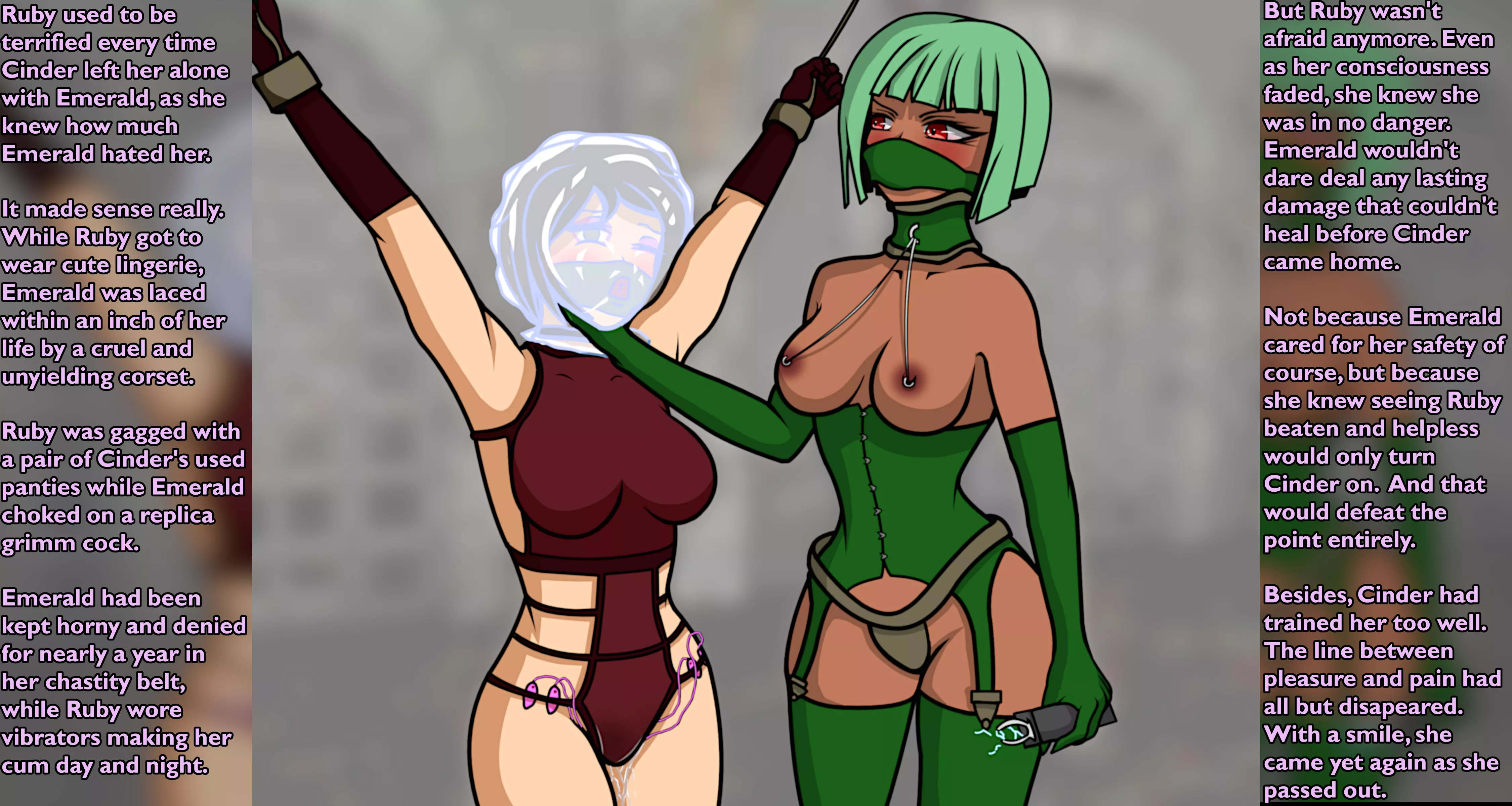 Rivals [Breathplay] [Femdom] [Lesdom] [bondage] [chastity] [RWBY] posted by UnderHerBoots