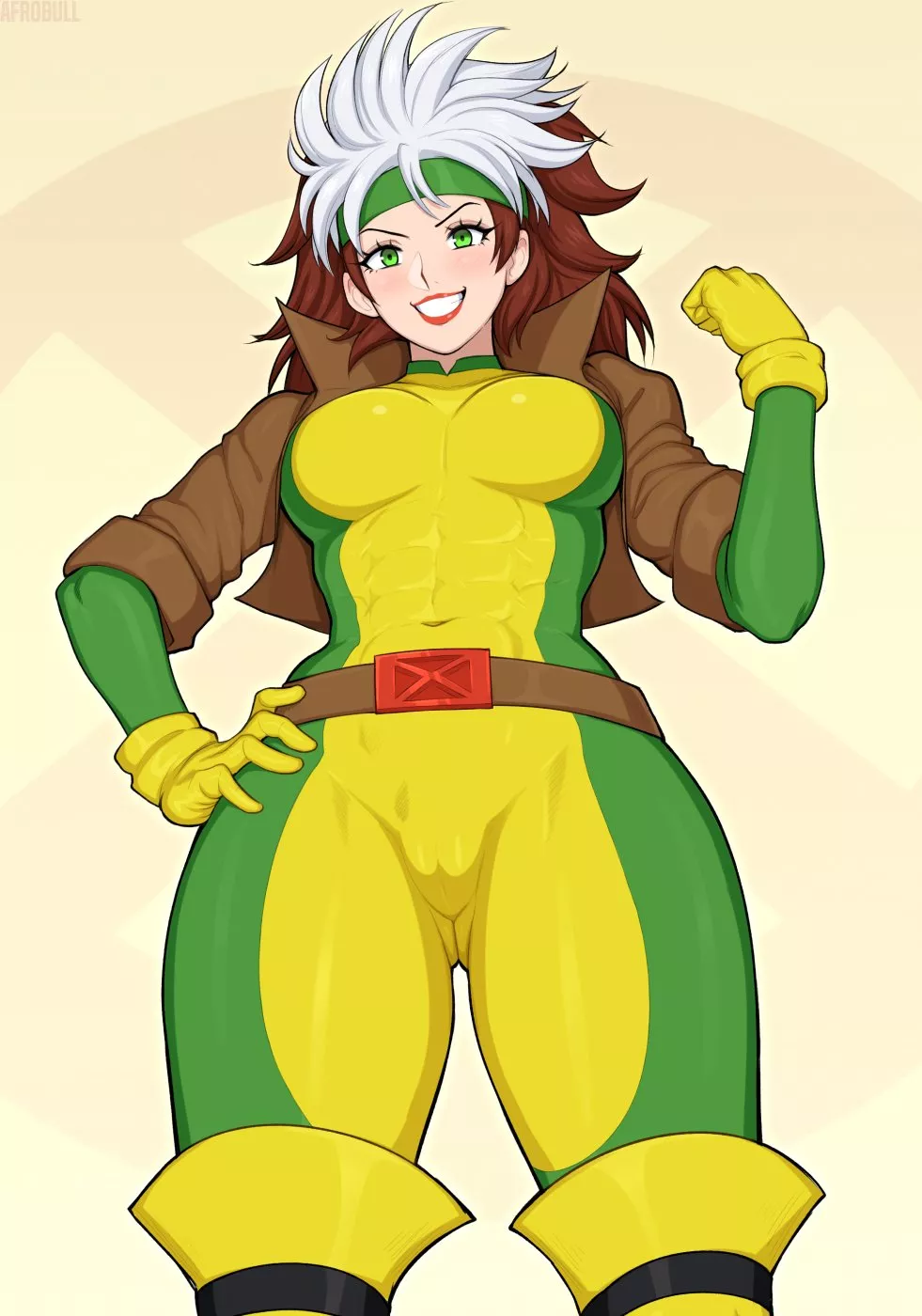 Rogue Skin-Tight Suit (Afrobull ) [X-Men] posted by sequence_string