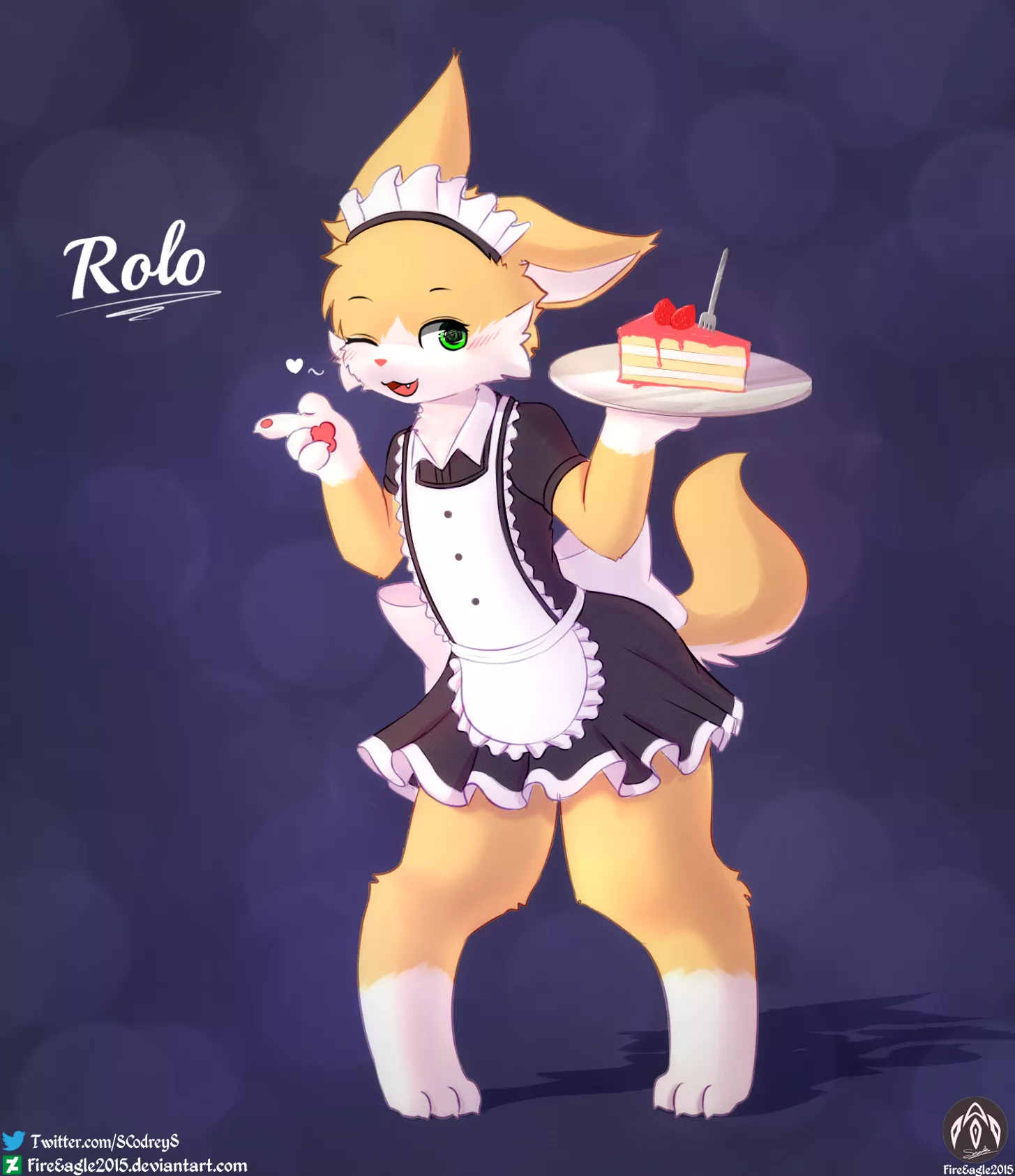 Rolo [Art gift for a friend on Twitter] (Art by me SCodreyS on Twitter) posted by FireEagle2015